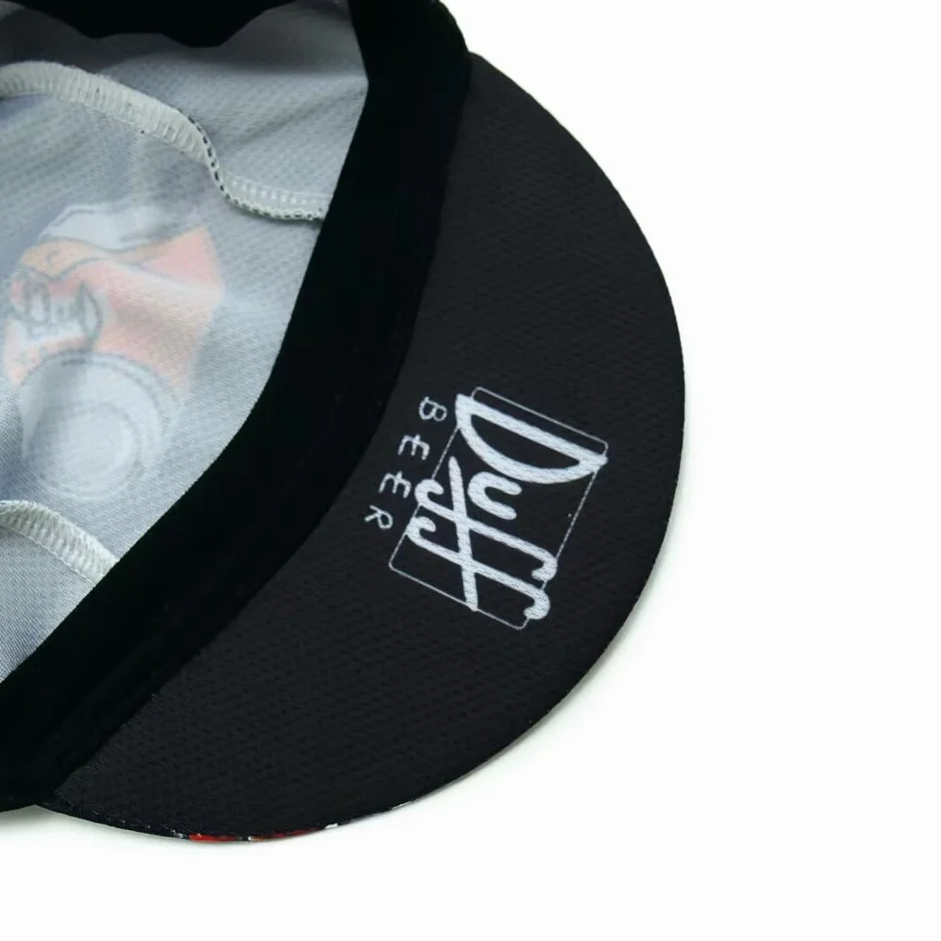 Gorra de ciclismo para hombre y mujer, sombrero de ciclismo debajo del casco, poliéster, transpirable, absorbe el sudor