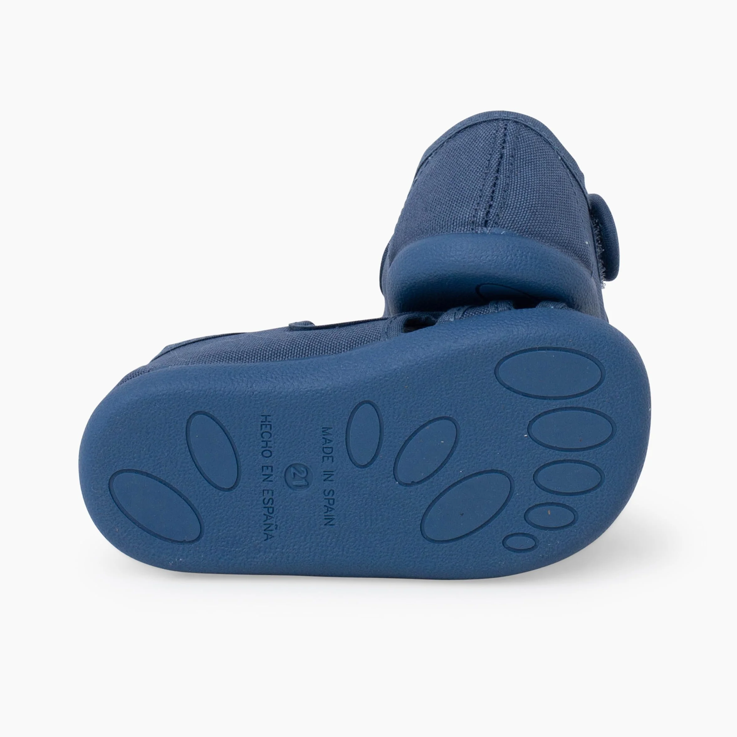 Pisamonas Sandalias Barefoot Niños Lona Cierre Ancho