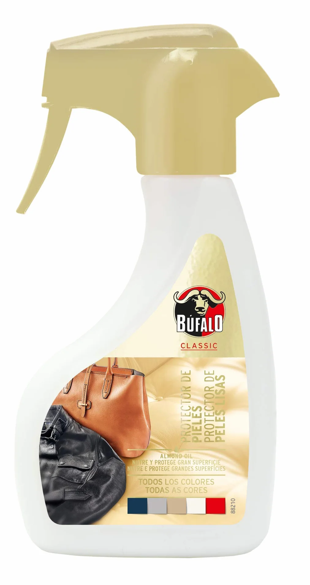 Búfalo Classic Spray Protector de Pieles, Grandes Superficies, Calzado y Bolsos, 250ml
