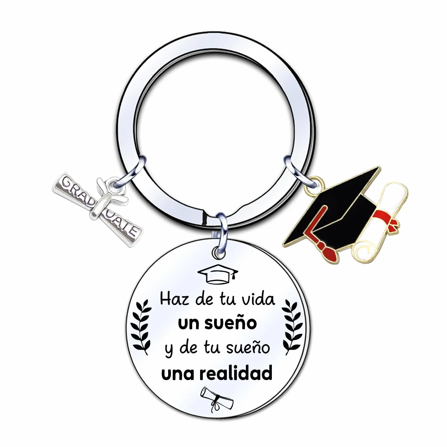 2026 Regalo Graduación para Estudiantes Regalo Llavero Amigo Hijo Hija Alentar Regalos Mujeres Hombres Ir A La Universidad Recuerdo Cumpleaños Adolescentes Graduado Acompañar Presente