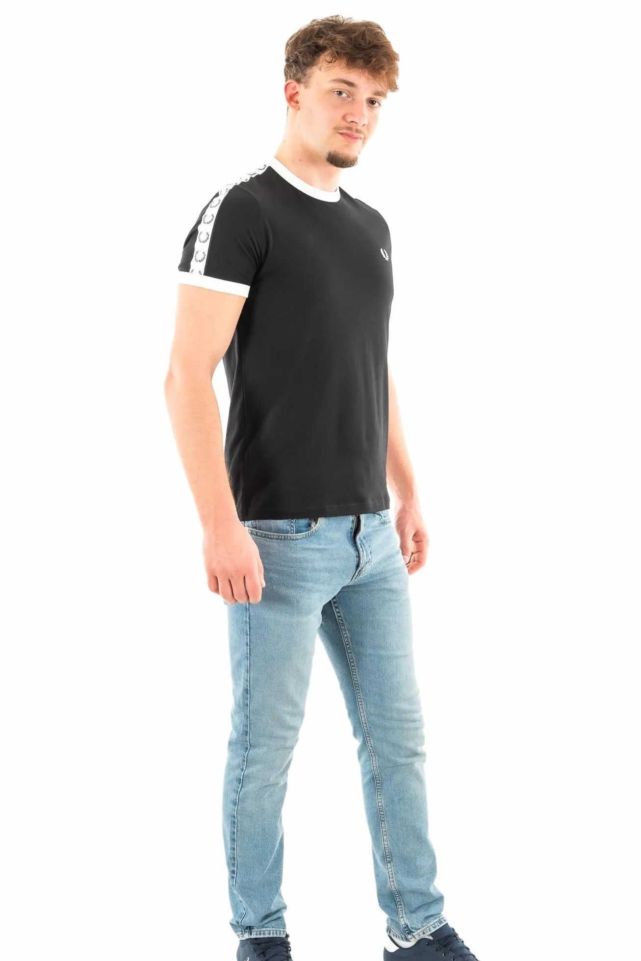 Fred Perry Taped Ringer T-Shirt, Camiseta