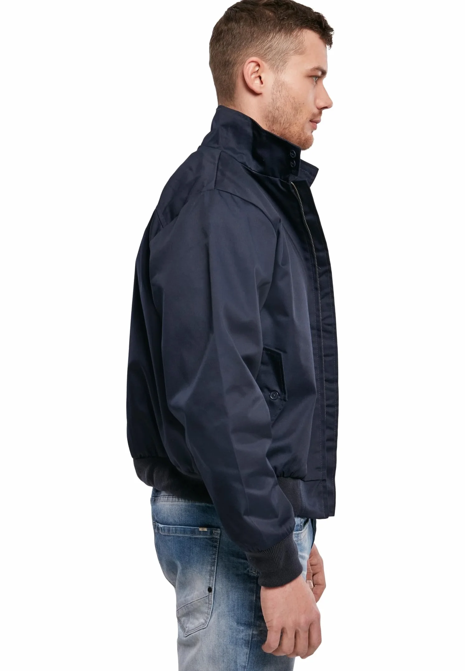 Brandit Capucha Lord Canterbury Hombre Cazadora Bomber Negro Rippbündchen Sin definir
