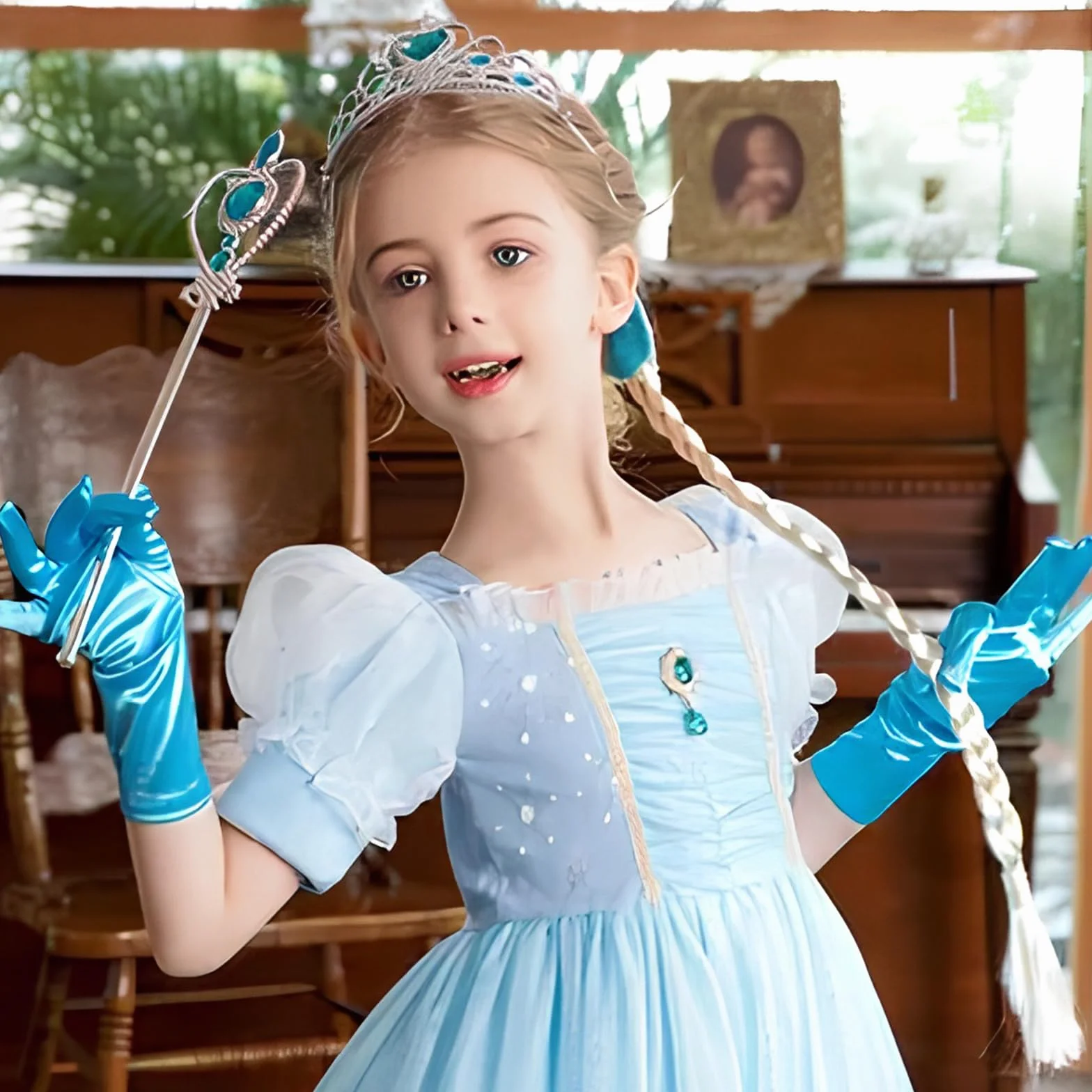 Guantes de Raso para NiñOs, Guantes Largos con Lazo y Diamantes para Boda, Guantes de Vestir, NiñA de Las Flores, CumpleañOs, CelebracióN de Fiestas, Guantes para Fiestas de Disfraces