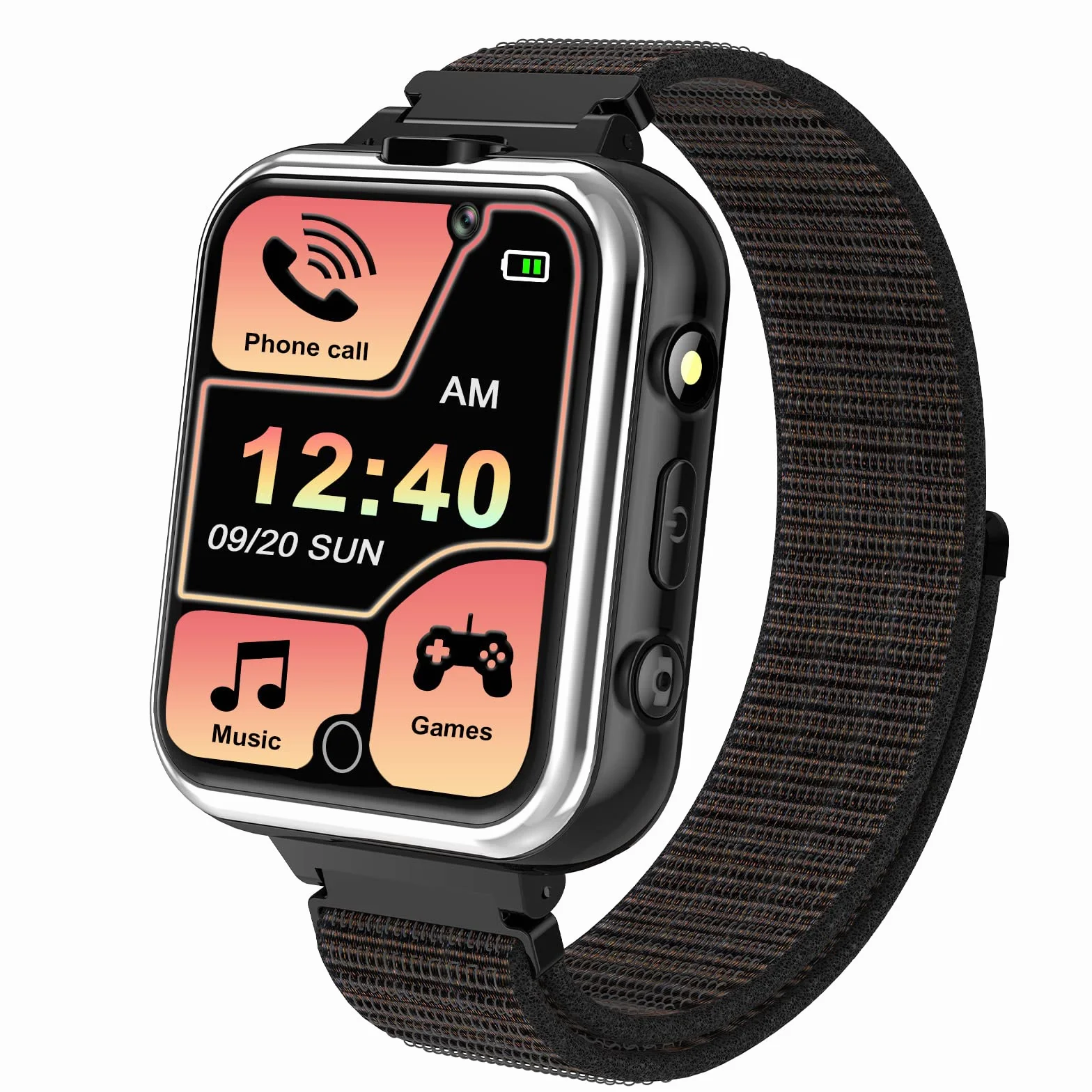 PTHTECHUS Smartwatch para Niños, Reloj Inteligente MP3 con SOS Cámara Juego Despertador Regalos Relojes para Niños Niñas 5-15 años de Edad