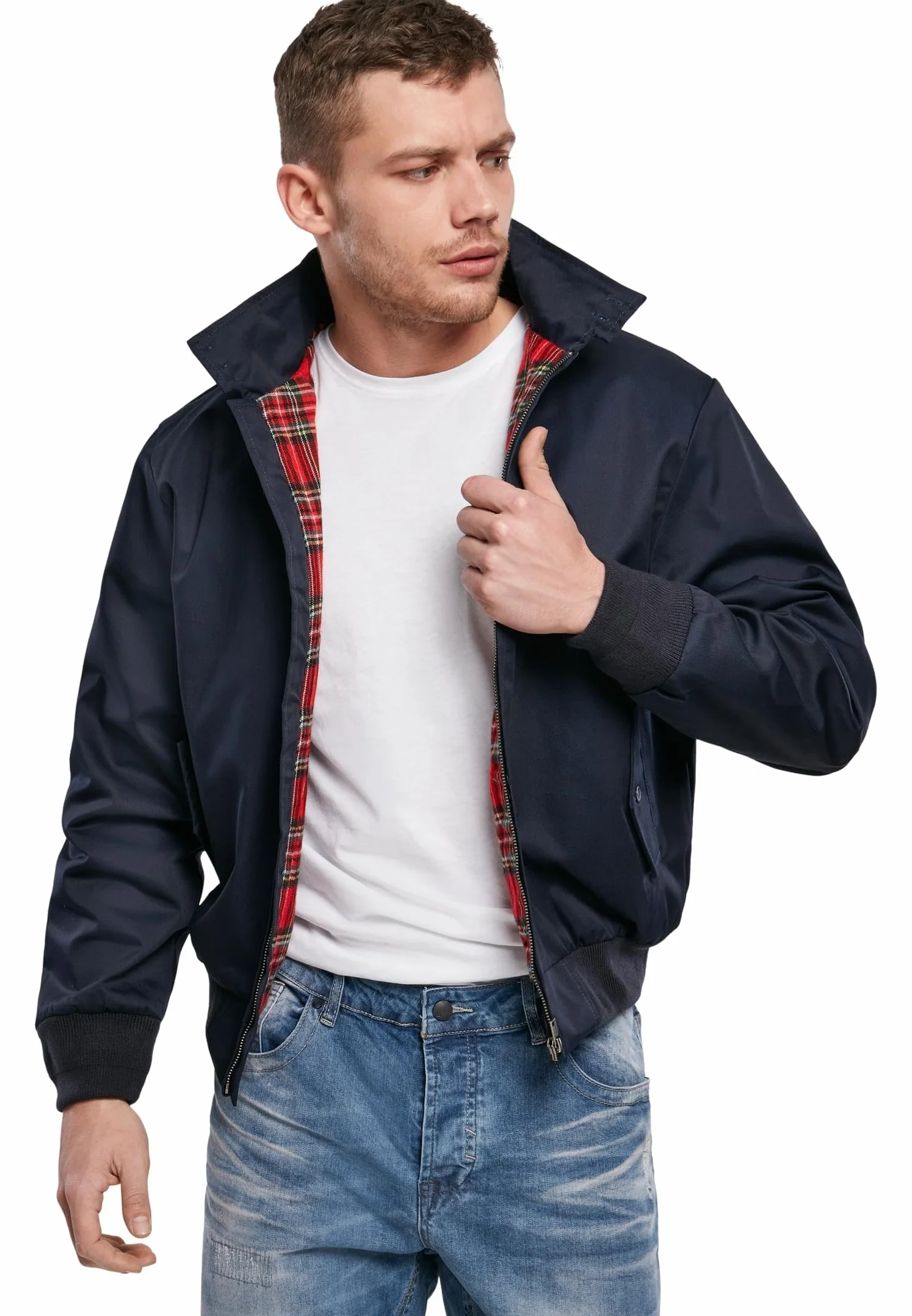 Brandit Capucha Lord Canterbury Hombre Cazadora Bomber Negro Rippbündchen Sin definir