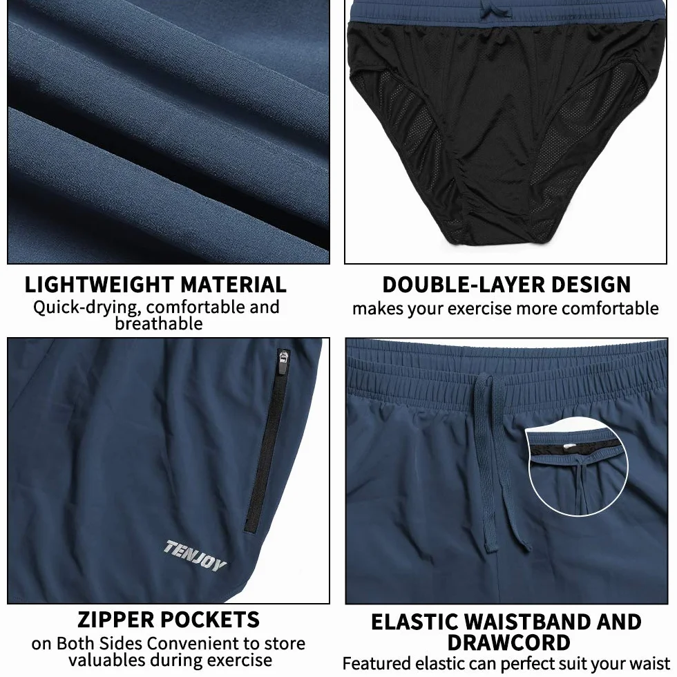 Running Shorts - Pantalones Cortos para Correr. Hombre