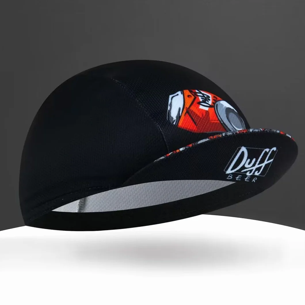 Gorra de ciclismo para hombre y mujer, sombrero de ciclismo debajo del casco, poliéster, transpirable, absorbe el sudor