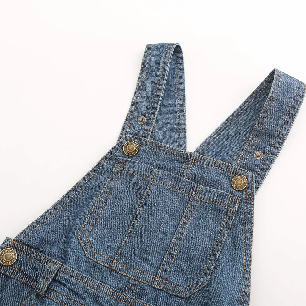 Grandwish Niños Mono Jeans peto Vaquero unisex 3 años - 10 años