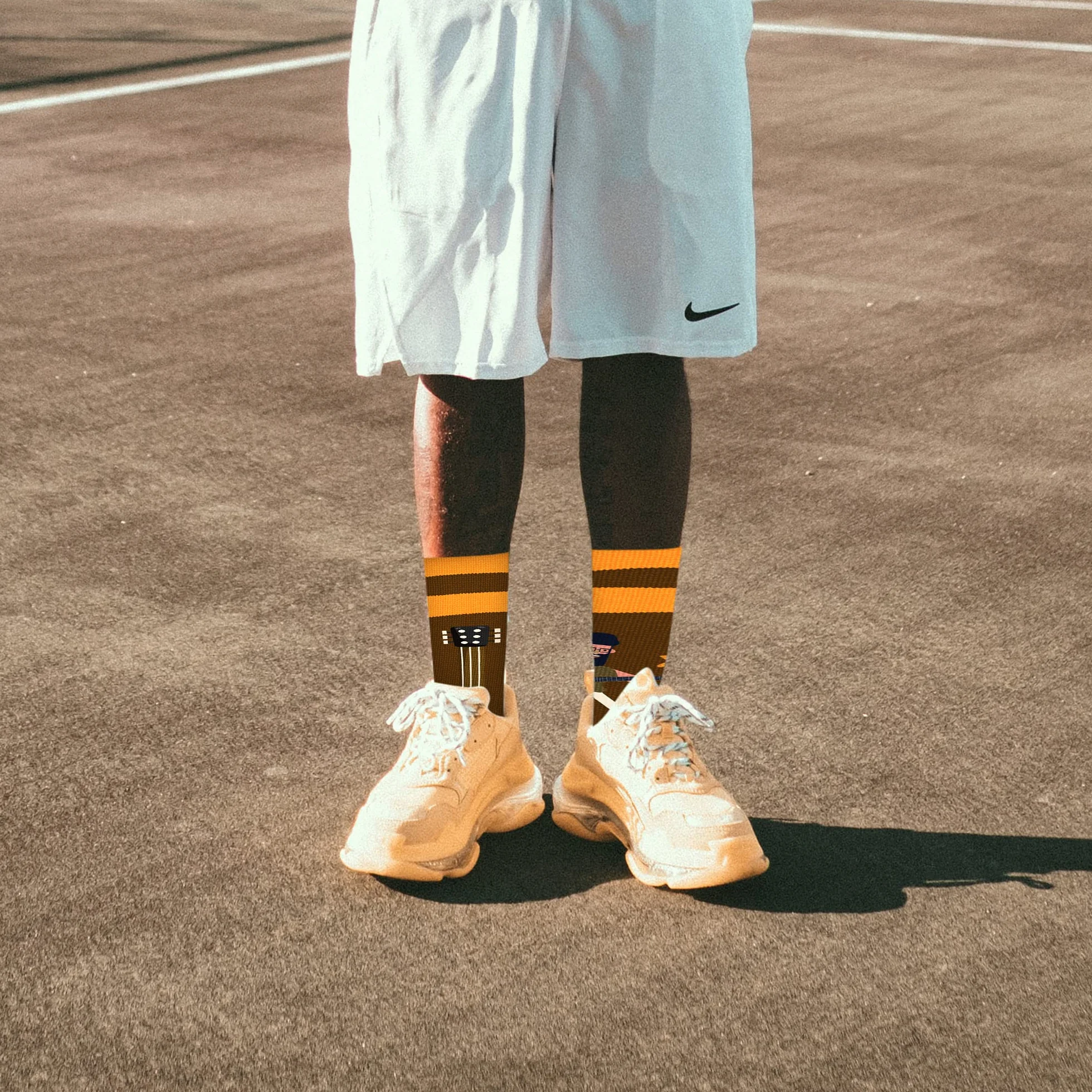 AGRIMONY Divertidos Calcetines de Guitarra para Hombre y Mujer-Regalos Originales para Navidad Cumpleaños