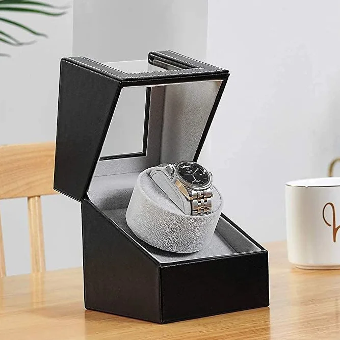 Olvy Caja giratoria para relojes automáticos, motor extremadamente silencioso