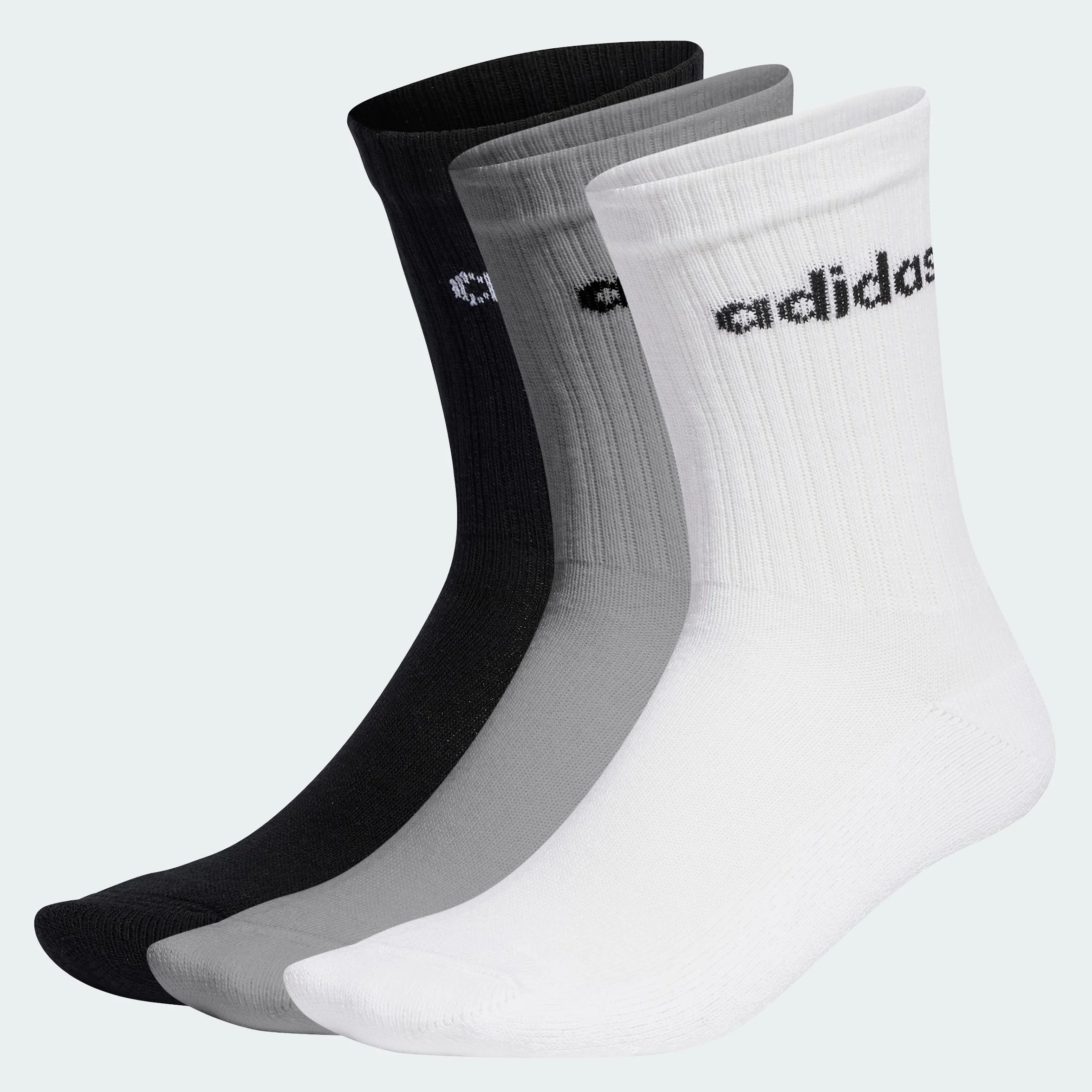 adidas Unisex Calcetines clásicos Linear Cushioned