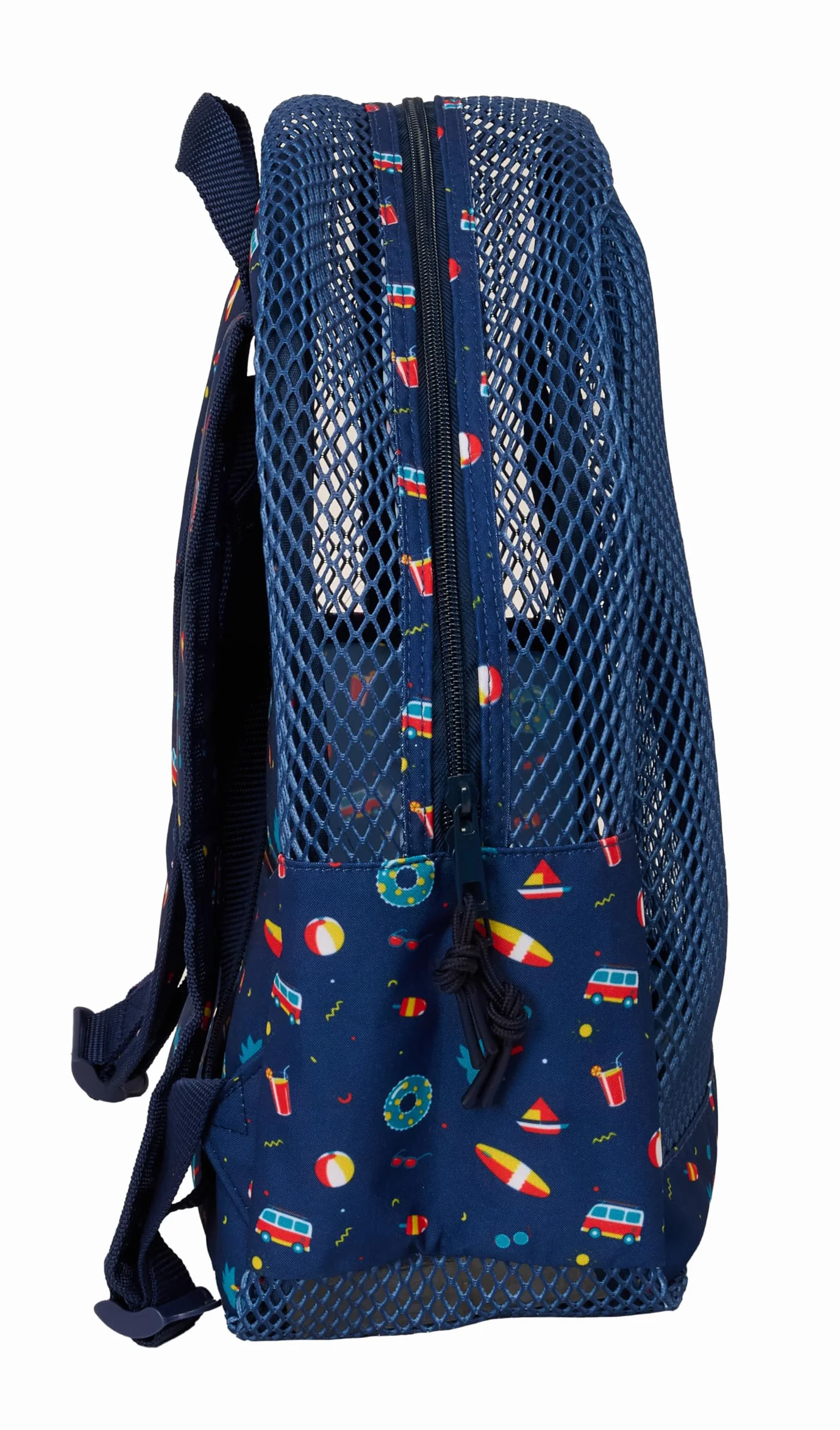 SAFTA SURF - Mochila Infantil de Playa, Anti Arena, con Asas, Fácil Limpieza, Ideal para Niños de Diferentes Edades, Cómoda y Versátil, 32x12x38 cm