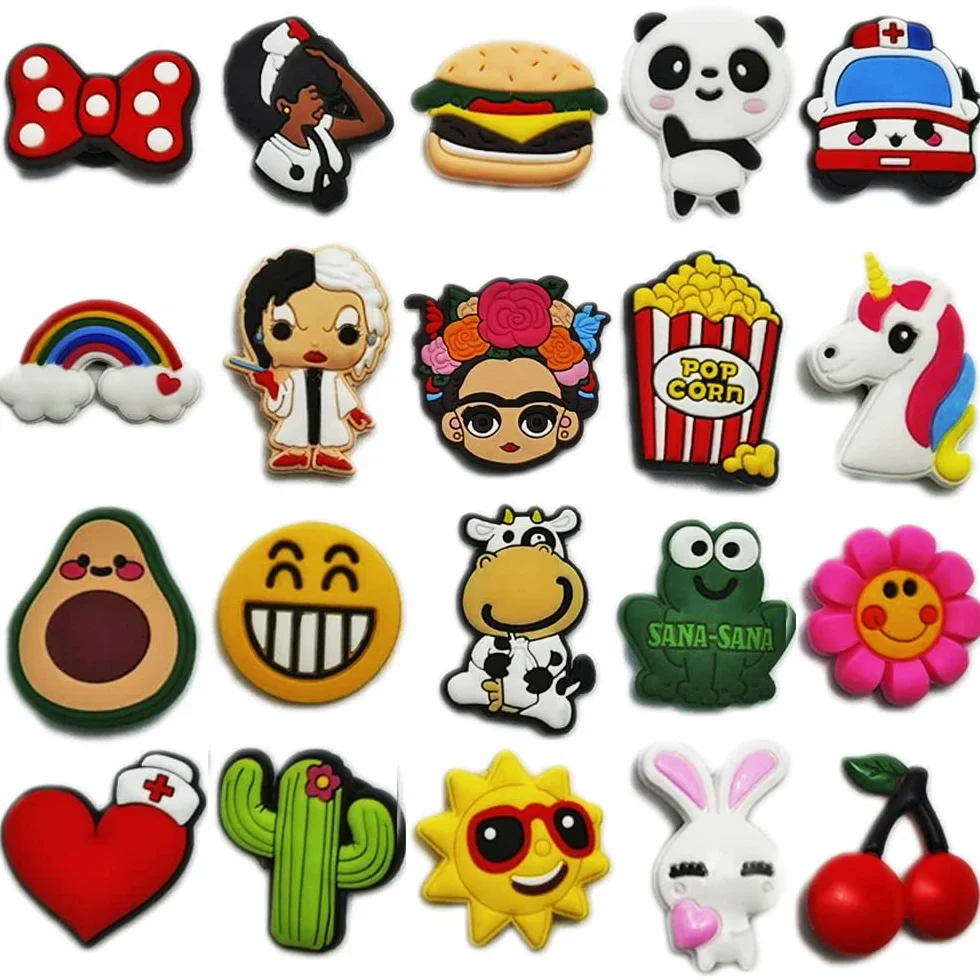 Pines para Crocs Zuecos Sanitarios - 20 Piezas - Pins Decorativos - Shoe Charms - Accesorios y Adornos para Zapatos - Mujer Hombre Niños - Sanidad Hostelería - Trabajo Peluqueria