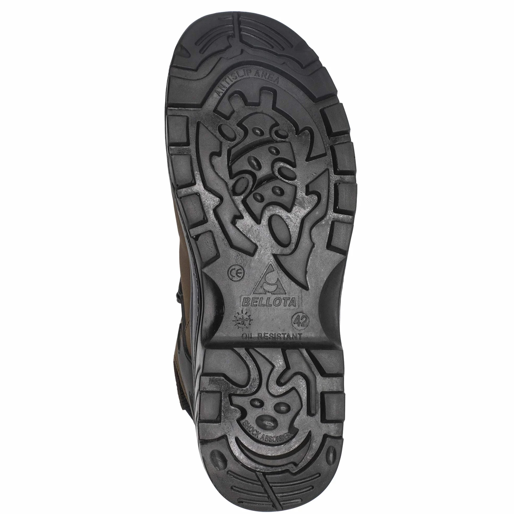 Bellota 72213S3 - Bota de seguridad Click piel marrón de Hombre y Mujer con cierre rápido y elementos de protección no metálicos.