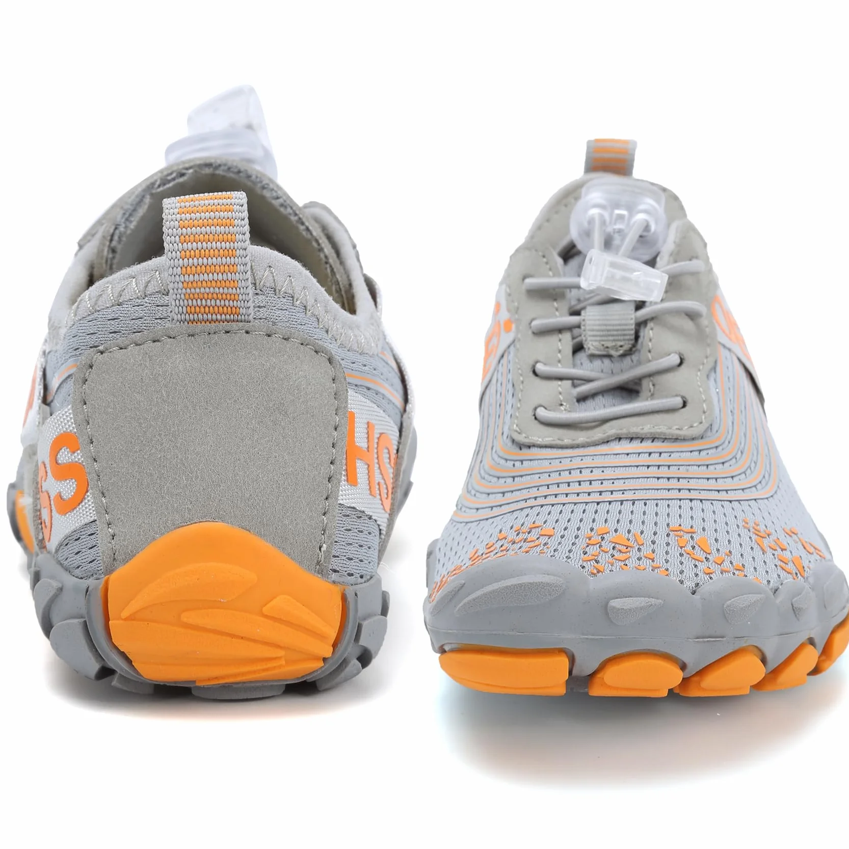 DimaiGlobal Calzado Descalzos Niñas Niños Zapatillas de Trail Running Barefoot Secado Rápido Zapatos de Agua Transpirable Antideslizante para Playa 29EU Gris