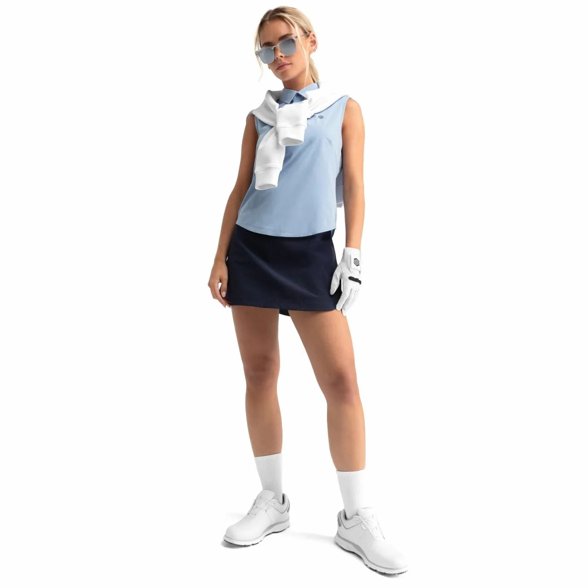 SIROKO Polo técnico sin Mangas Golf Llorea Blue Azul