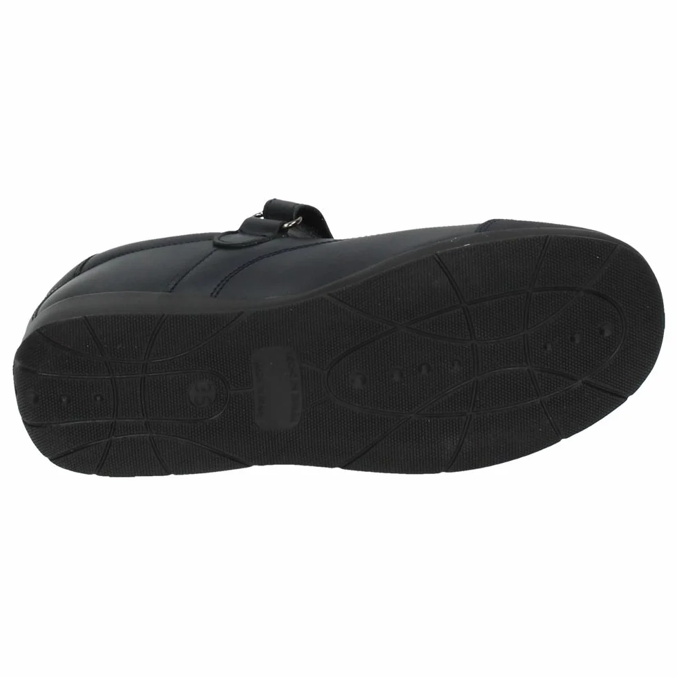 8029P Zapato COLEGIAL Piel NIÑA Zapato COLEGIAL Marino