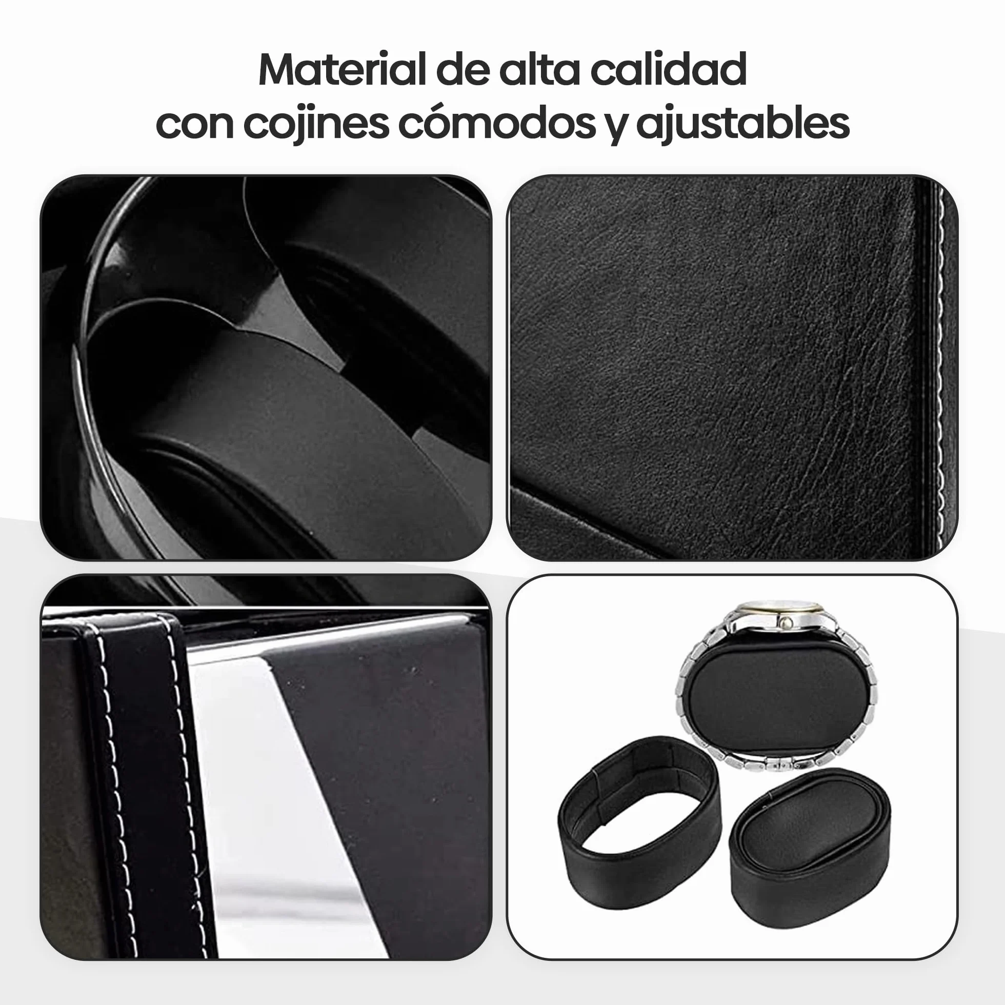 Olvy Caja Enrollable Relojes automáticos, Motor Extremadamente silencioso