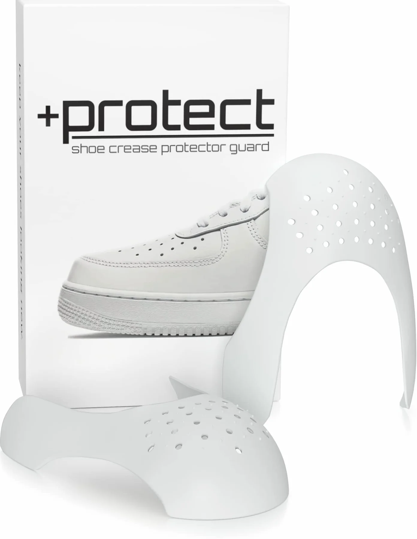 SOL3 +Protect | Protector de arrugas de zapatos para zapatillas: Air Force 1, Jordans, Dunks y más - 2 pares