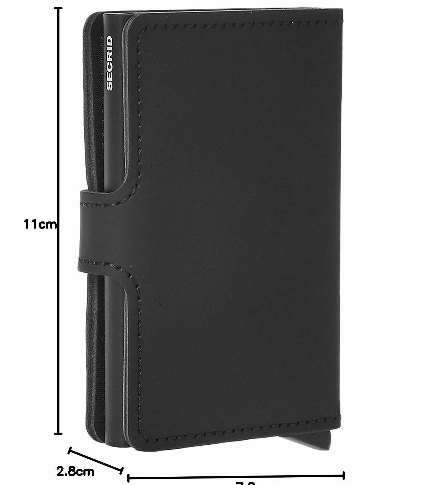 Secrid Miniwallet Matte Black. Cartera Tarjetero para Hombre