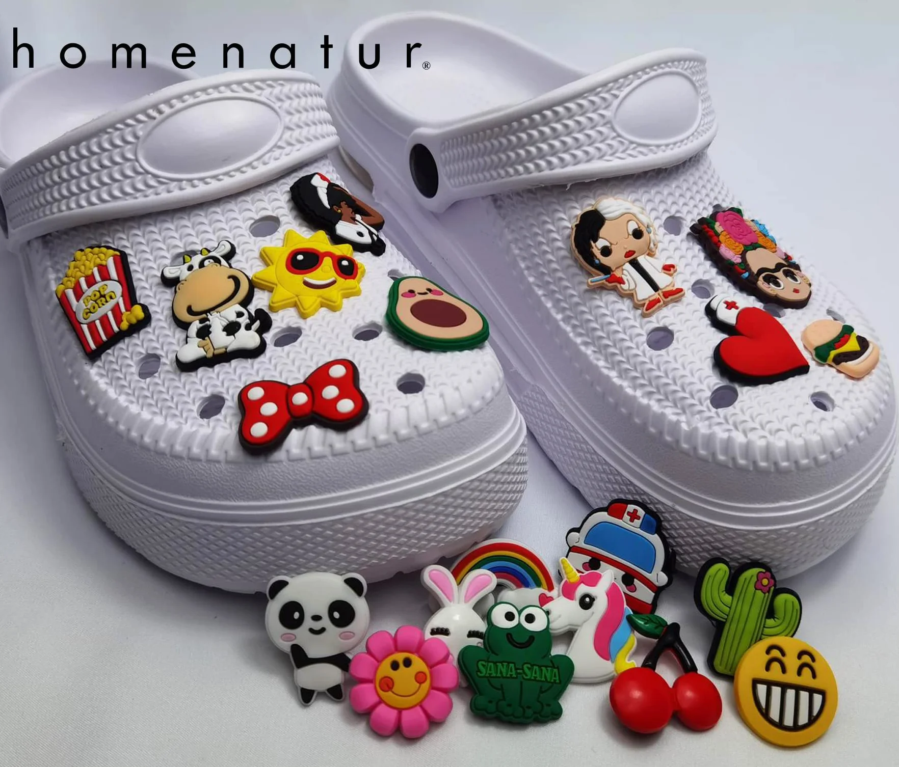 Pines para Crocs Zuecos Sanitarios - 20 Piezas - Pins Decorativos - Shoe Charms - Accesorios y Adornos para Zapatos - Mujer Hombre Niños - Sanidad Hostelería - Trabajo Peluqueria