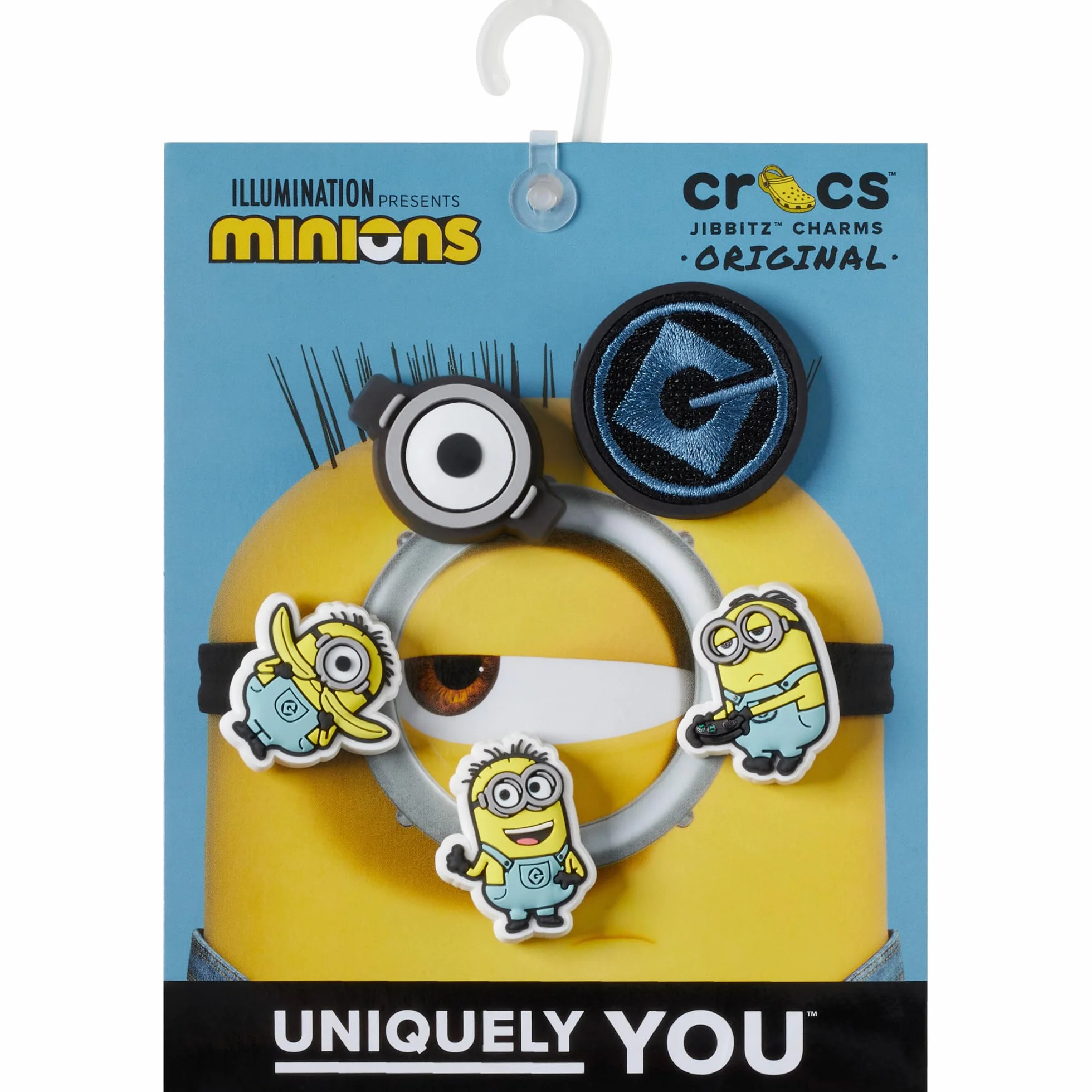 Crocs - Minions 5 Pack, Encantos para zapatos Unisexo, Multicolor,