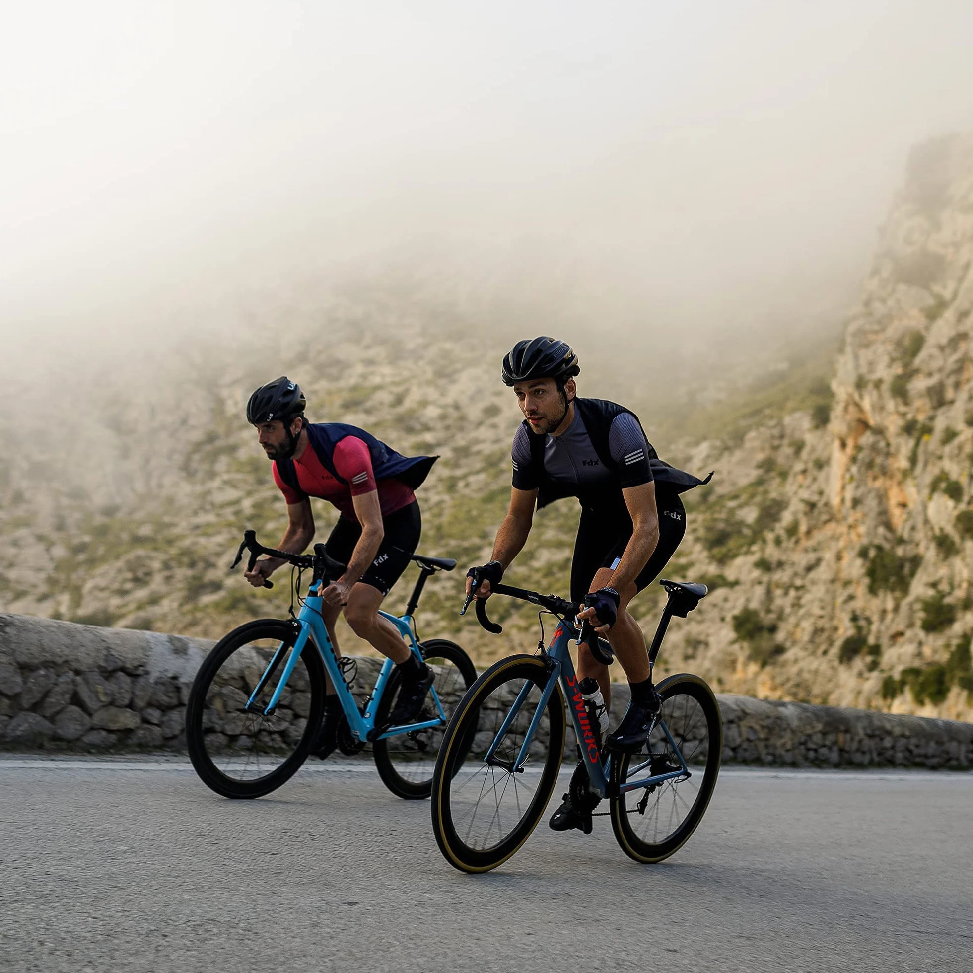 FDX Chaleco de ciclismo hombre, ligero y transpirable, sin mangas, reflectante, cortaviento e hidrorrepelente, ideal para correr, MTB, senderismo, fitness y outdoor