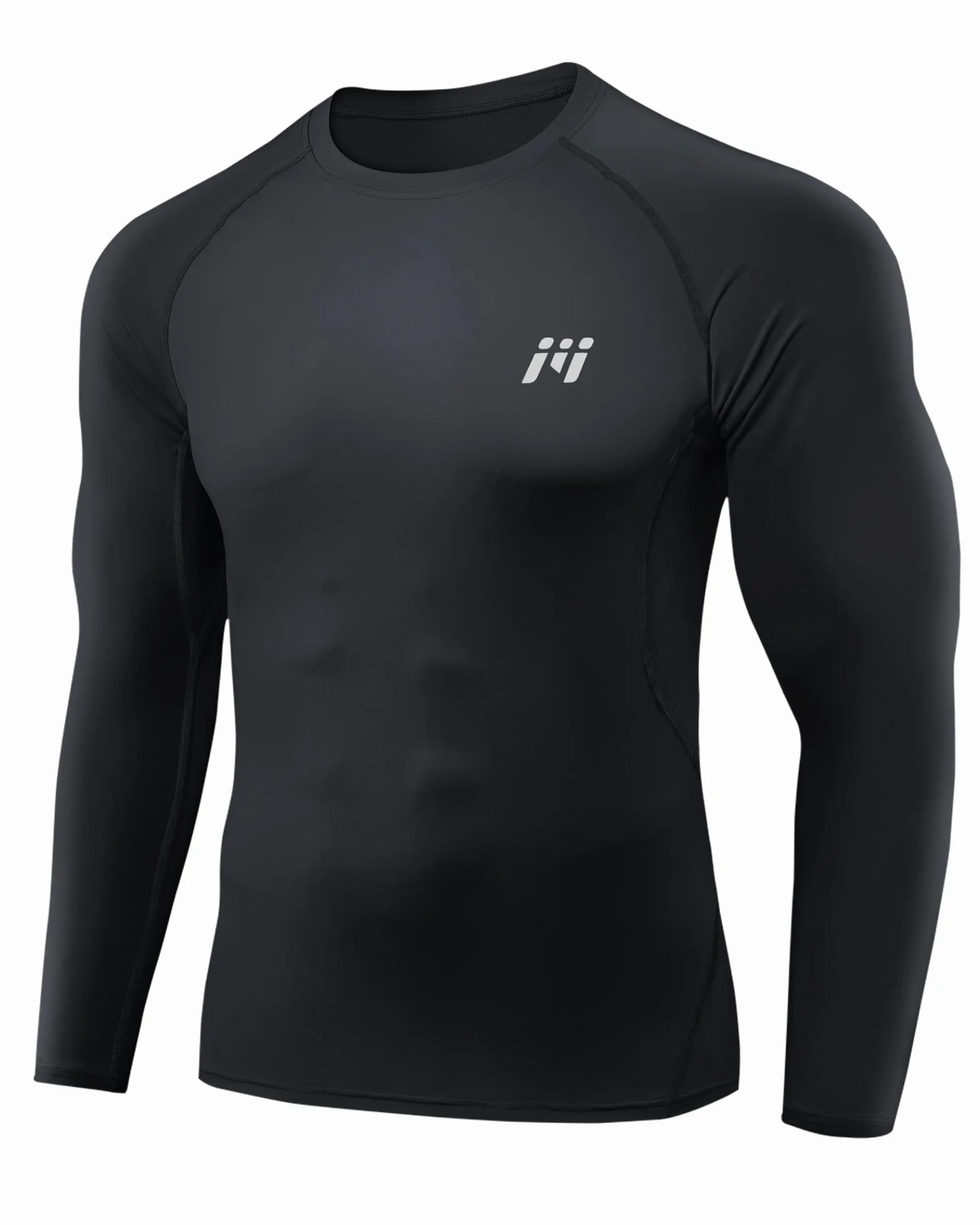 MEETWEE Camiseta Compresión Hombre Manga Corta/Larga Técnica Transpirable para Running, Gym y Ciclismo Capa Base Deportiva