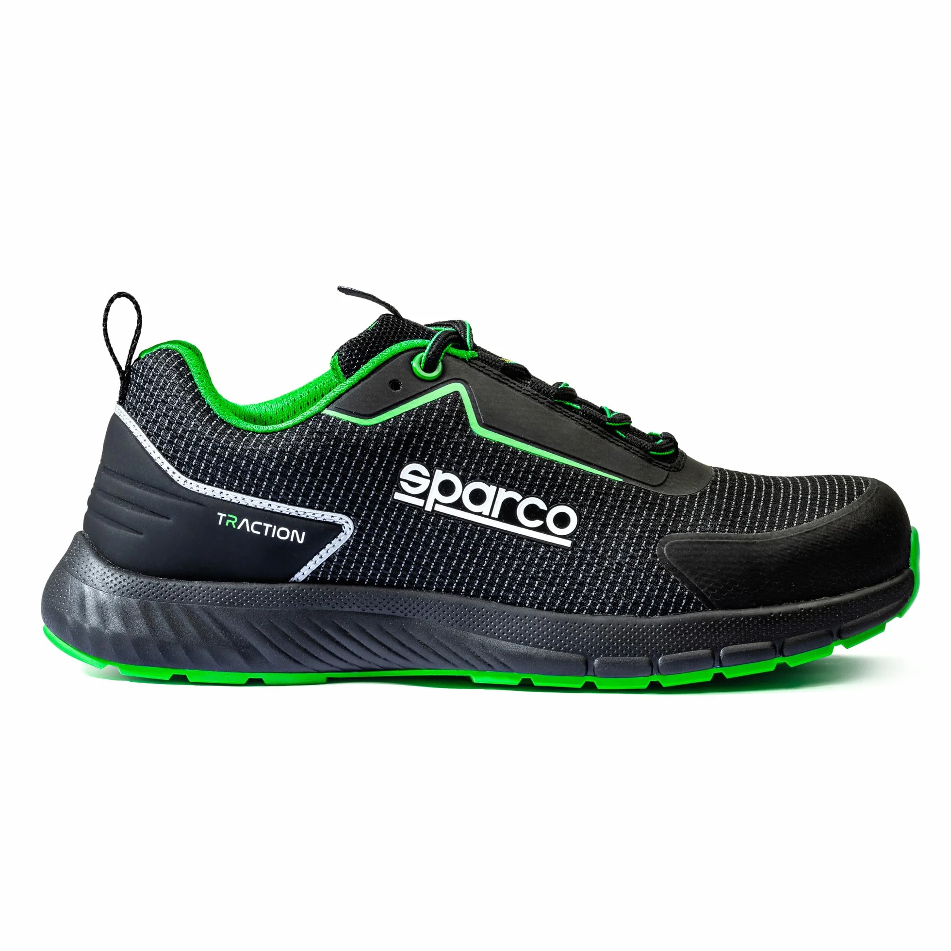 Sparco - Traction - Scarpe Antinfortunistiche Uomo Donna - Scarpe da lavoro antiscivolo e resistenti - Calzature di Sicurezza in stile sportivo