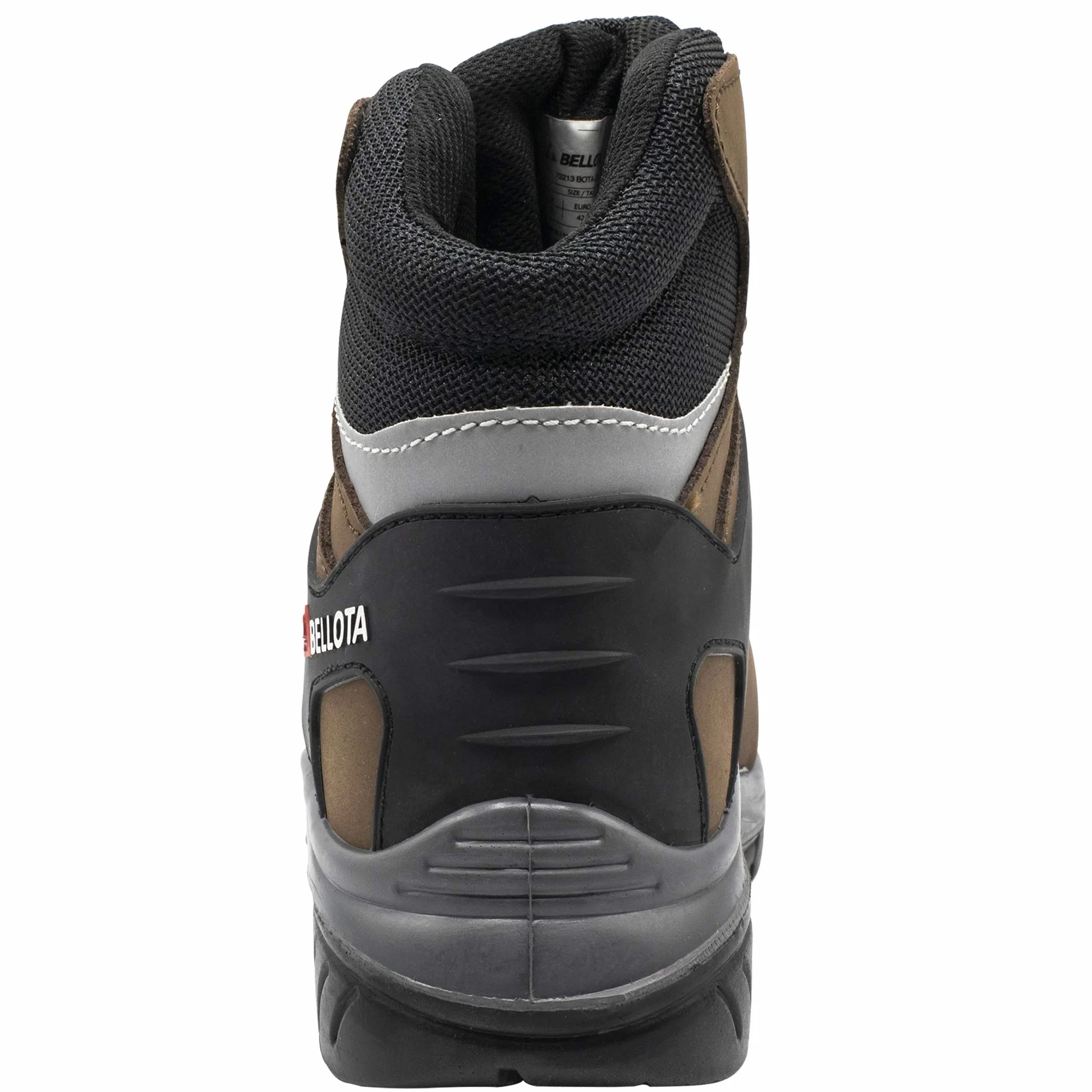 Bellota 72213S3 - Bota de seguridad Click piel marrón de Hombre y Mujer con cierre rápido y elementos de protección no metálicos.