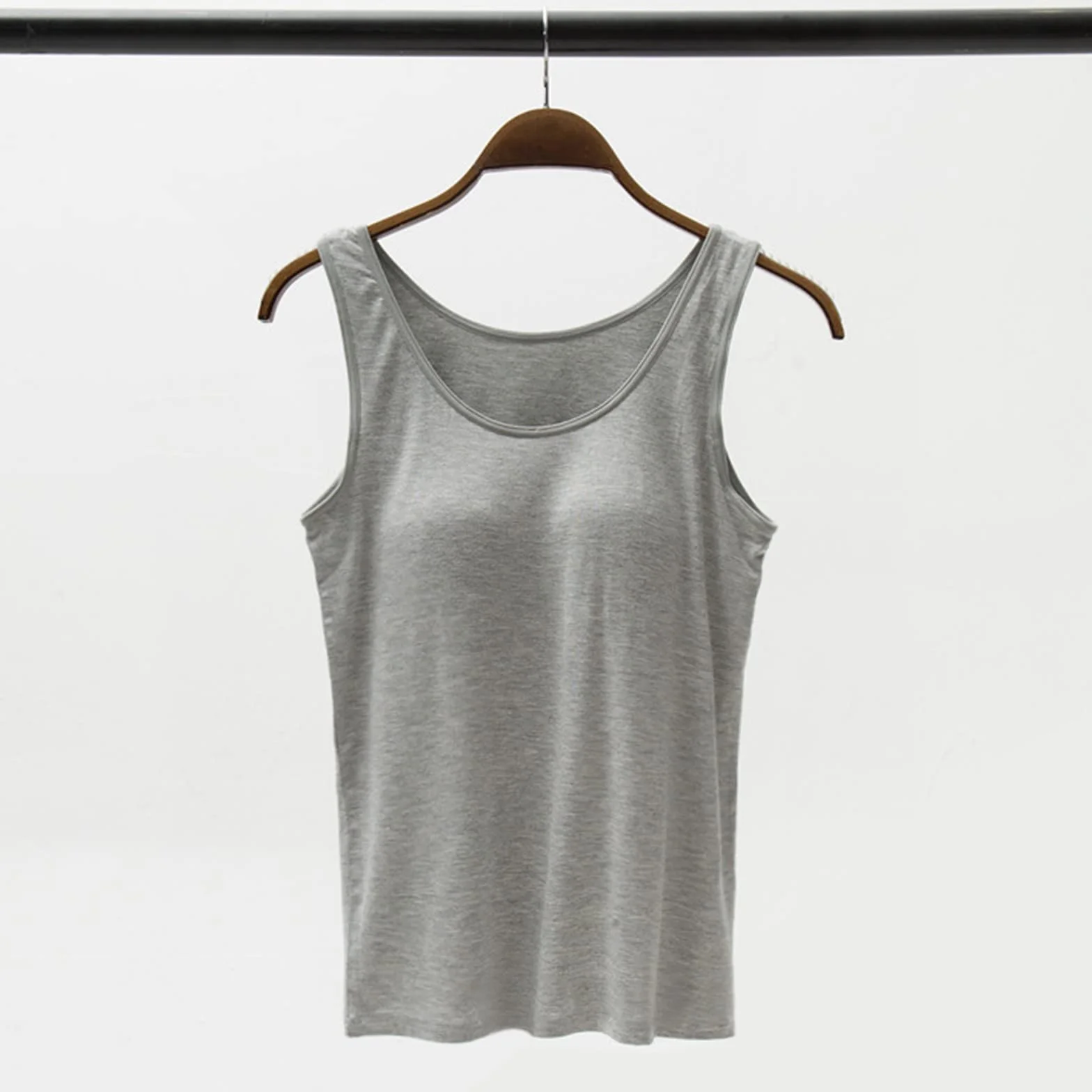 Camiseta deportiva para mujer, holgada, tallas grandes, con tirantes delgados, cuello en V, camiseta interior de algodón, camiseta interior de verano, camiseta de fitness transpirable, camiseta de