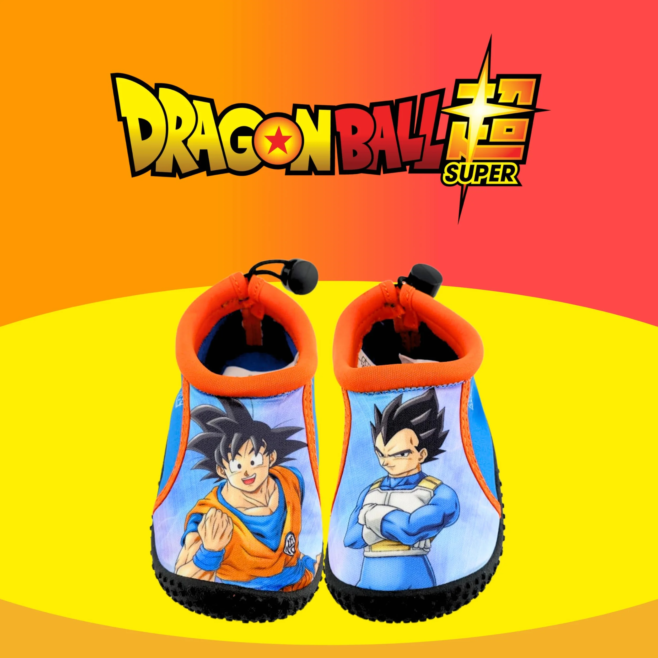 Dragon Ball Z Sandalias Zapatos Agua Niños Escarpines Antideslizantes Zapatos Acuáticos Aquashoes Goku
