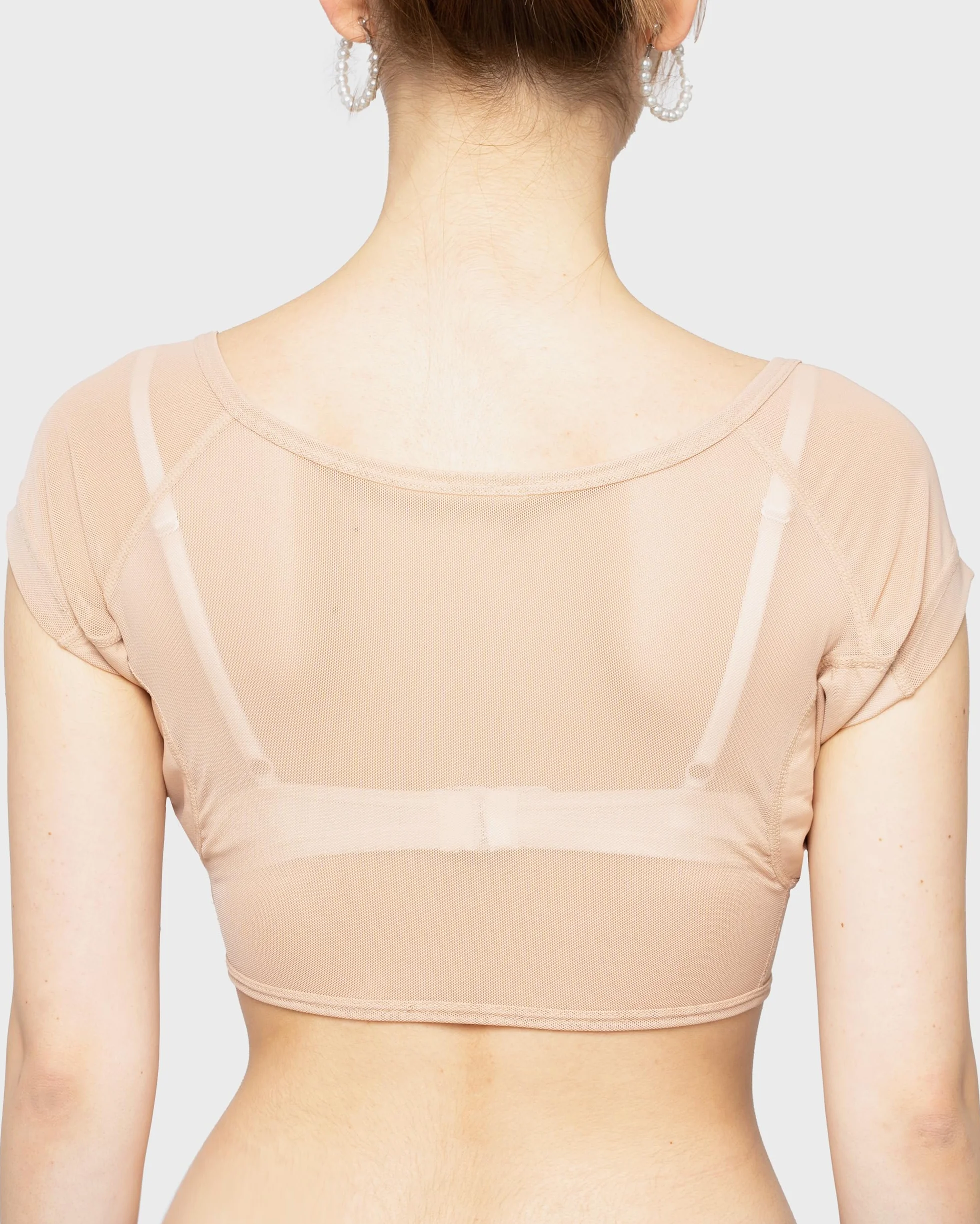 Top Mujer Antisudor - Chaleco Mujer Absorbente y Suave al Tacto - Protege 100% contra Las Manchas de Sudor - Camiseta Interior Mujer - ArmPads Pro y Tratamiento de Plata