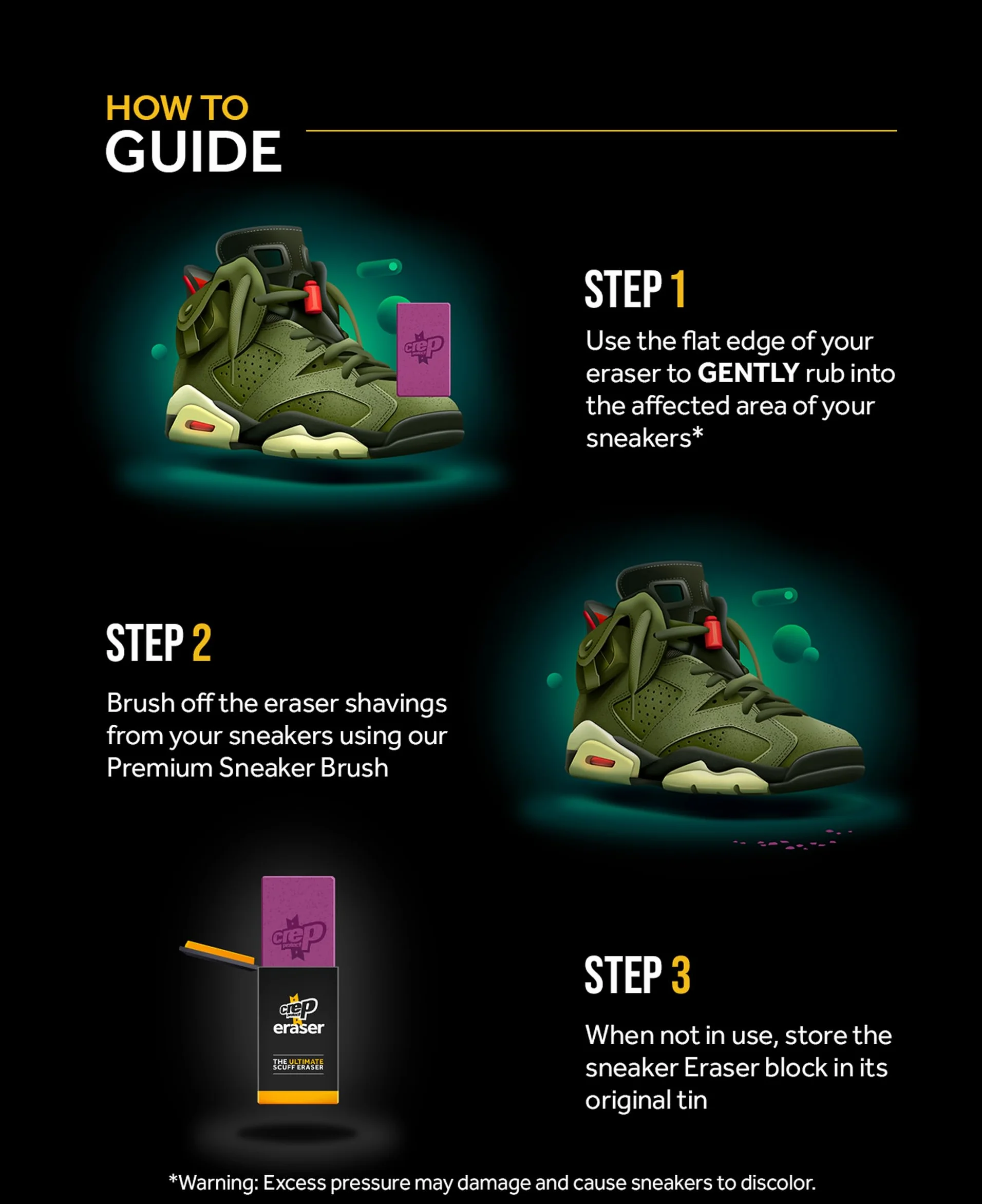 Crep Protect - Borrador de rozaduras definitivo - Limpiador de zapatillas para calzado de ante y nobuck