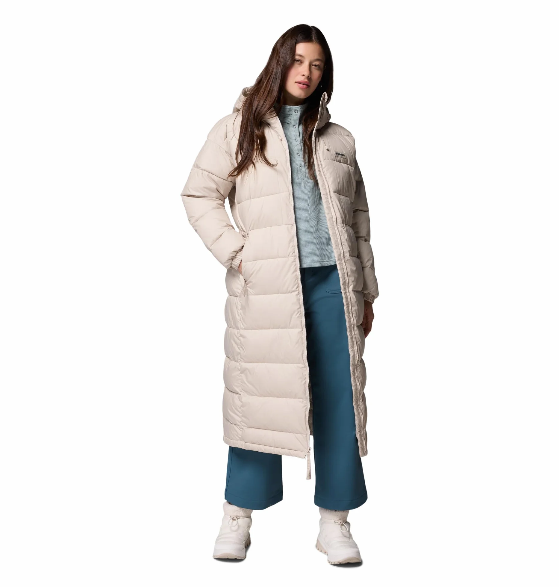 Columbia Pike Lake 3 Long Jacket Chaqueta acolchada con capucha Mujer (Pack de 1)
