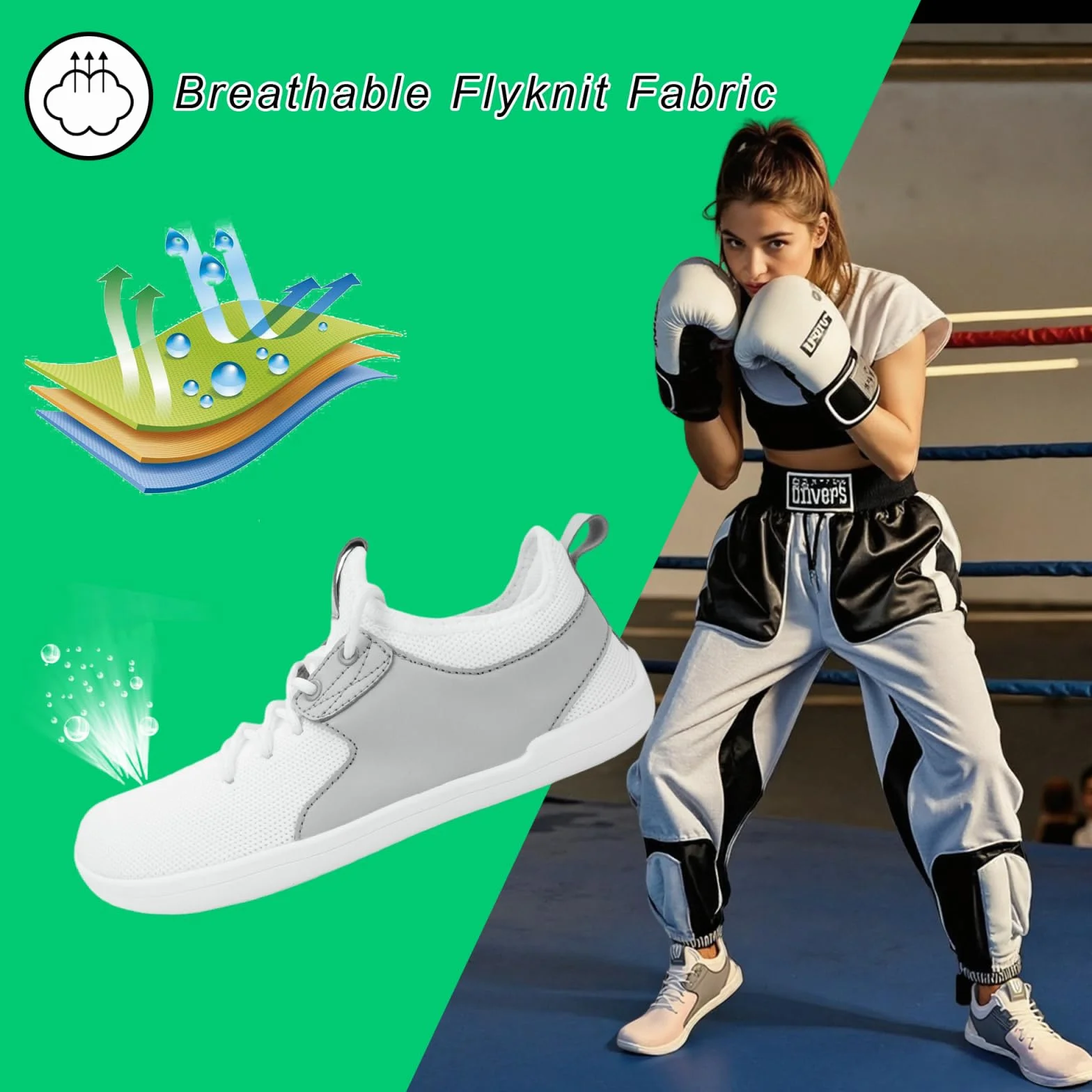 Zapatillas Barefoot Mujer Hombre Calzado Minimalista Zapatos Deportivas Casual Anchas Ligeras Antideslizante Transpirable para Primavera Verano Caminar Gym Fitness Trail