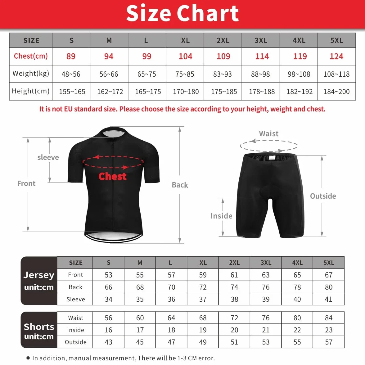 Ropa Ciclismo Hombre Verano, Transpirable y de Secado rápido Maillot Ciclismo y Pculotte Ciclismo con 3D Gel Pad para Bicicleta de Carretera y MTB