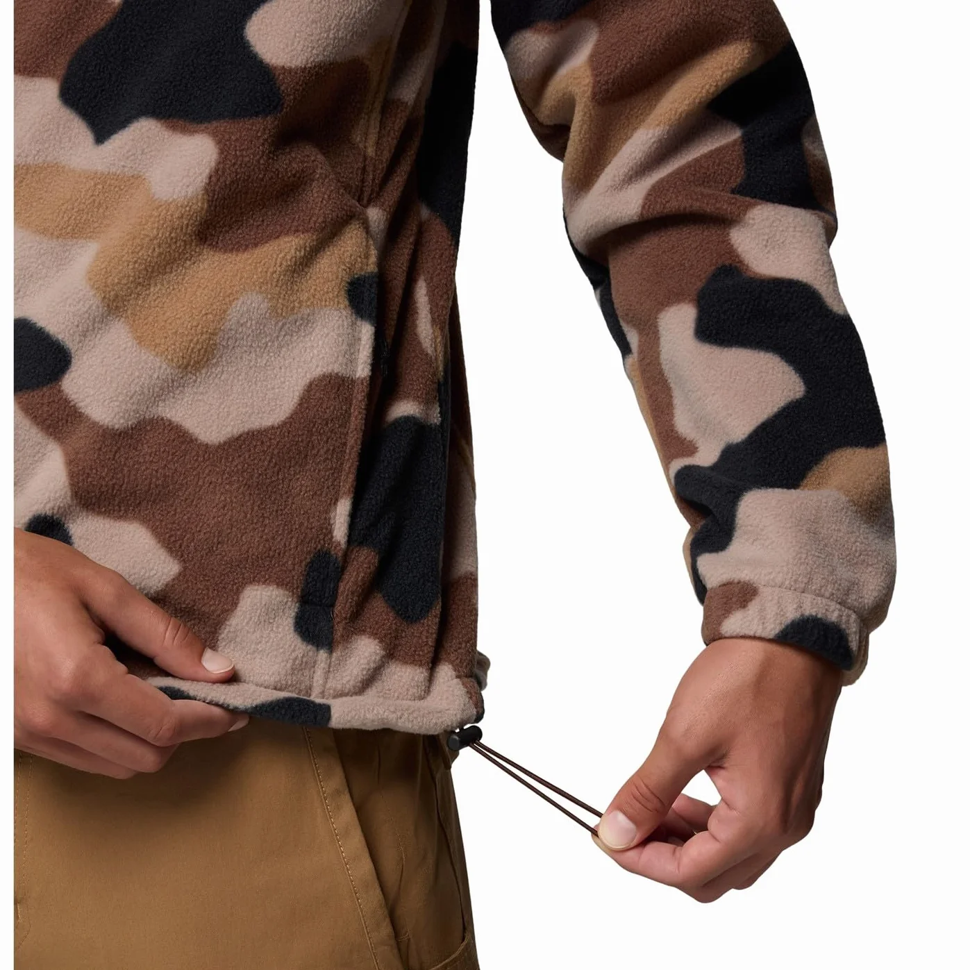 Columbia Steens Mountain Printed Jacket Chaqueta de forro polar con cremallera completa Hombre (Pack de 1)