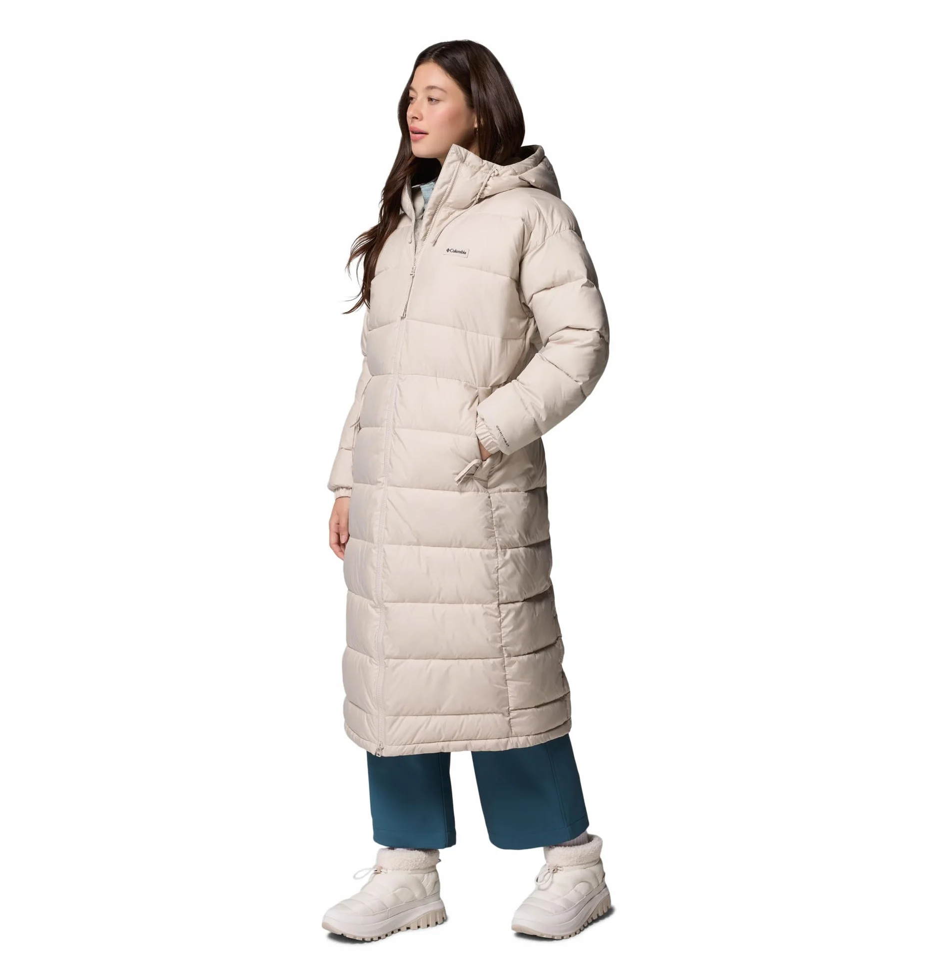 Columbia Pike Lake 3 Long Jacket Chaqueta acolchada con capucha Mujer (Pack de 1)