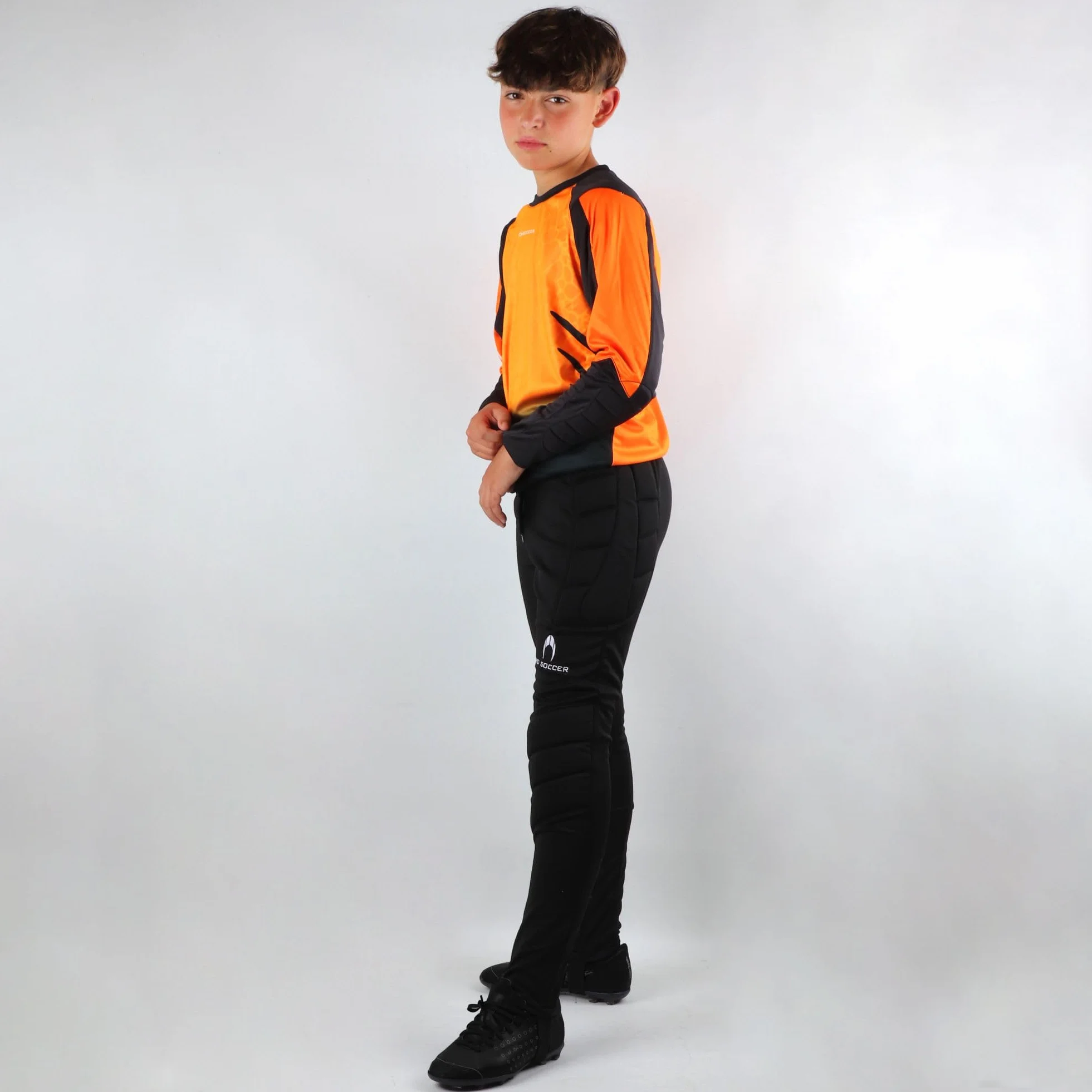 HO Soccer Kid Keeper Set Deep-Sea Orange Cojunto Portero Unisex niños (Pack de 1)
