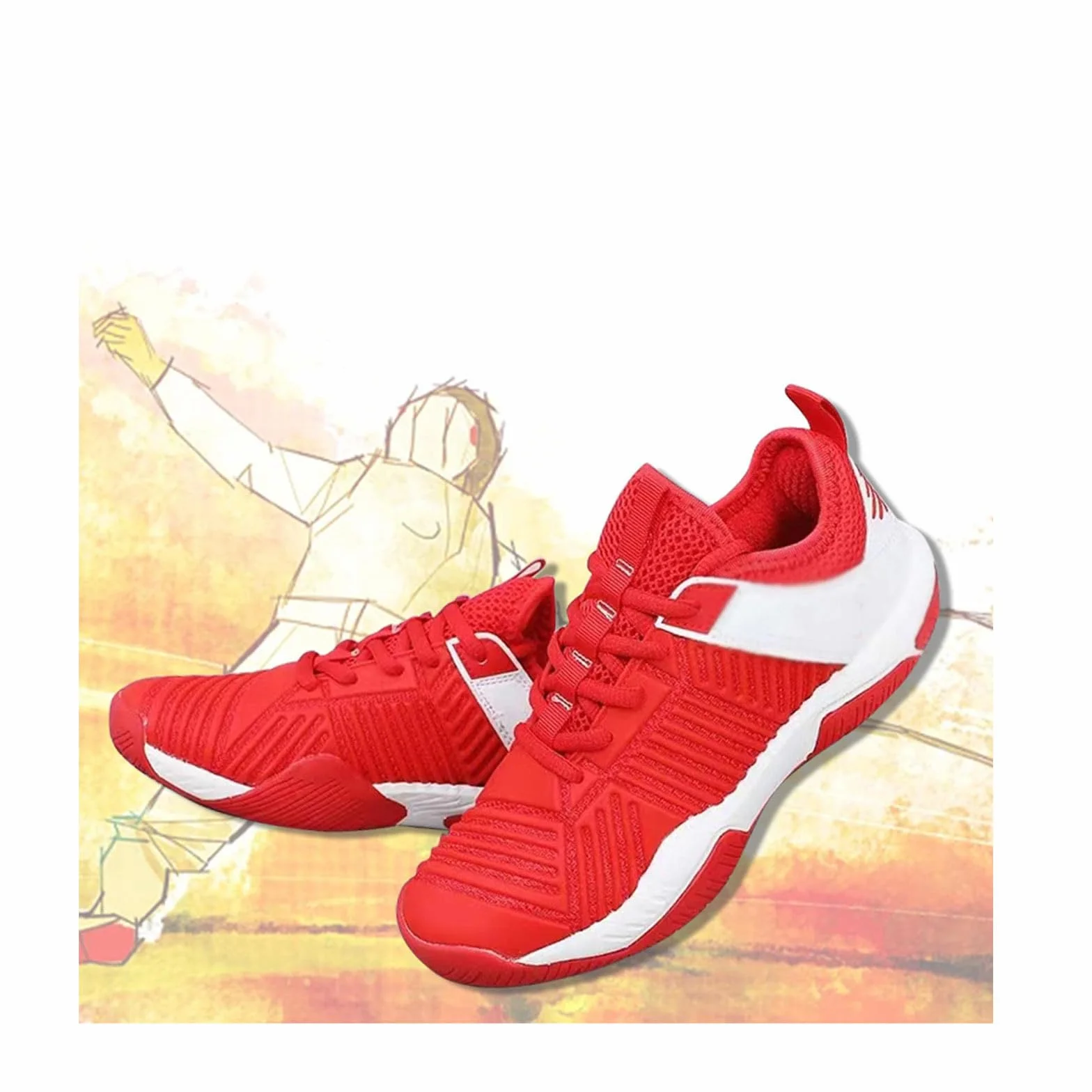 Zapato de Cancha Interior para Hombres y Mujeres Botas de Entrenamiento de Competición de Esgrima Zapato de Lucha Deportivo de Competición Zapato Competitivo Resistente Al Desgaste