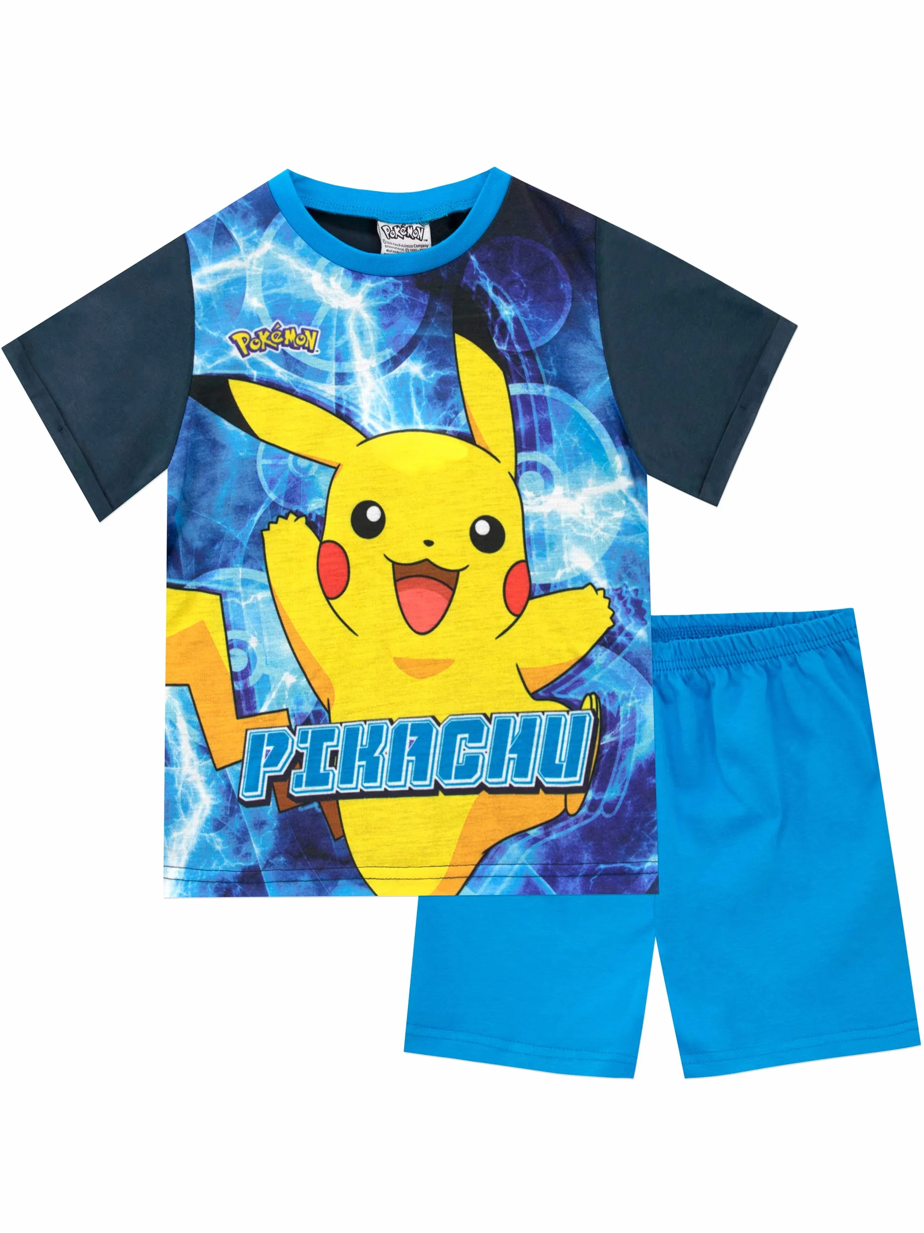 Pokemon Pijama Niño | Pijama Corta Pikachu | Pijamas niño Verano