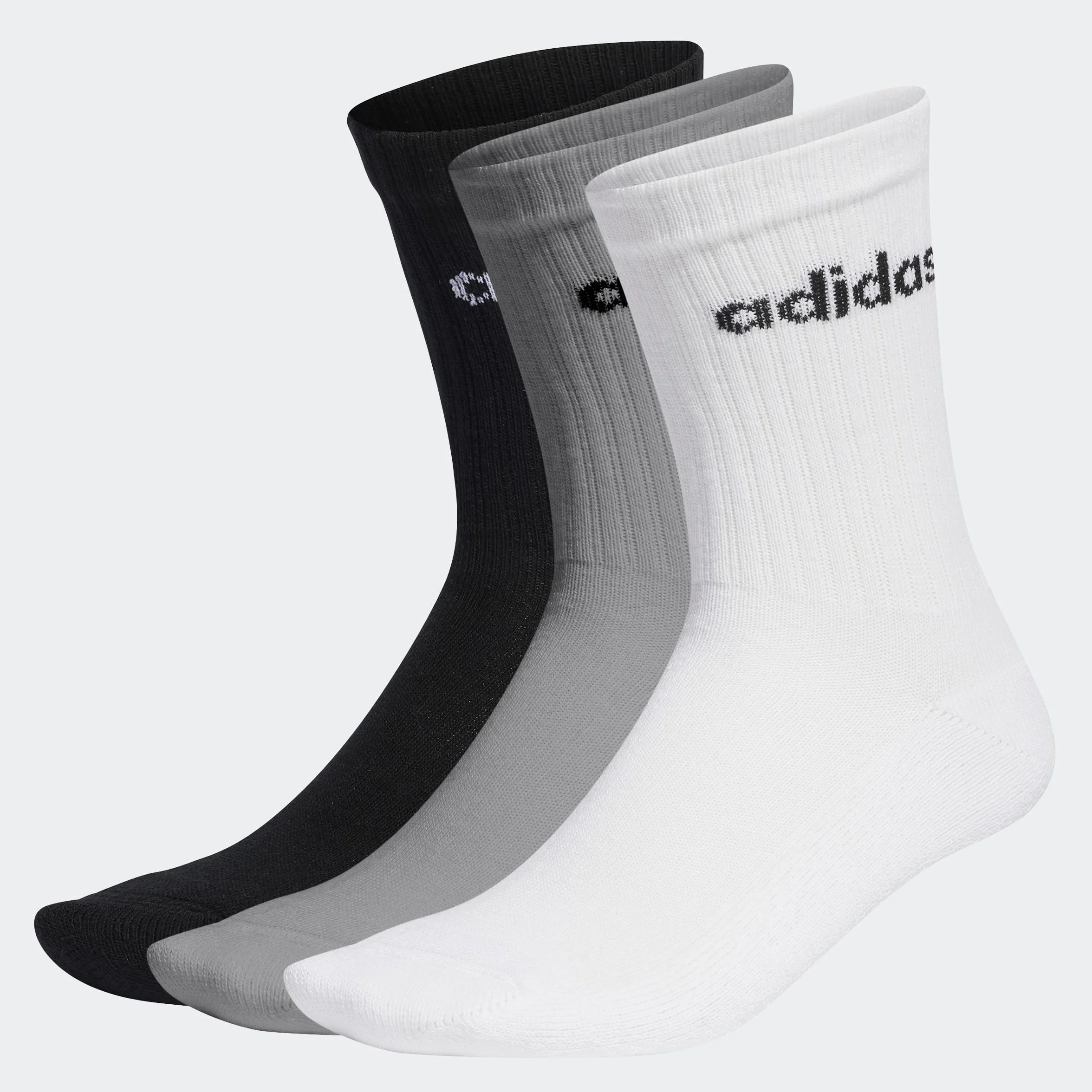 adidas Unisex Calcetines clásicos Linear Cushioned