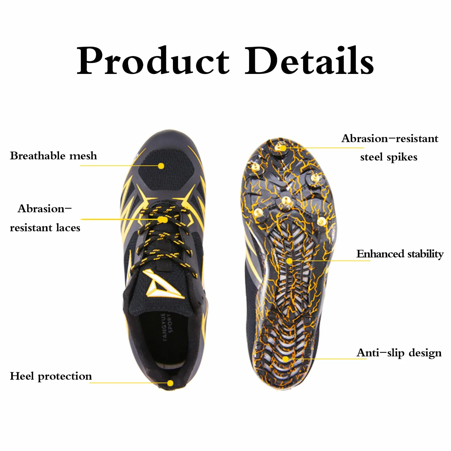 Atletismo con Clavos Zapatillas,Zapatillas Deportivas con Clavos,Zapatillas Clavos Atletismo Mujer,Cuerpo De Zapato CóModo,Leve Y Ligero,Adecuado para Deportes De Atletismo