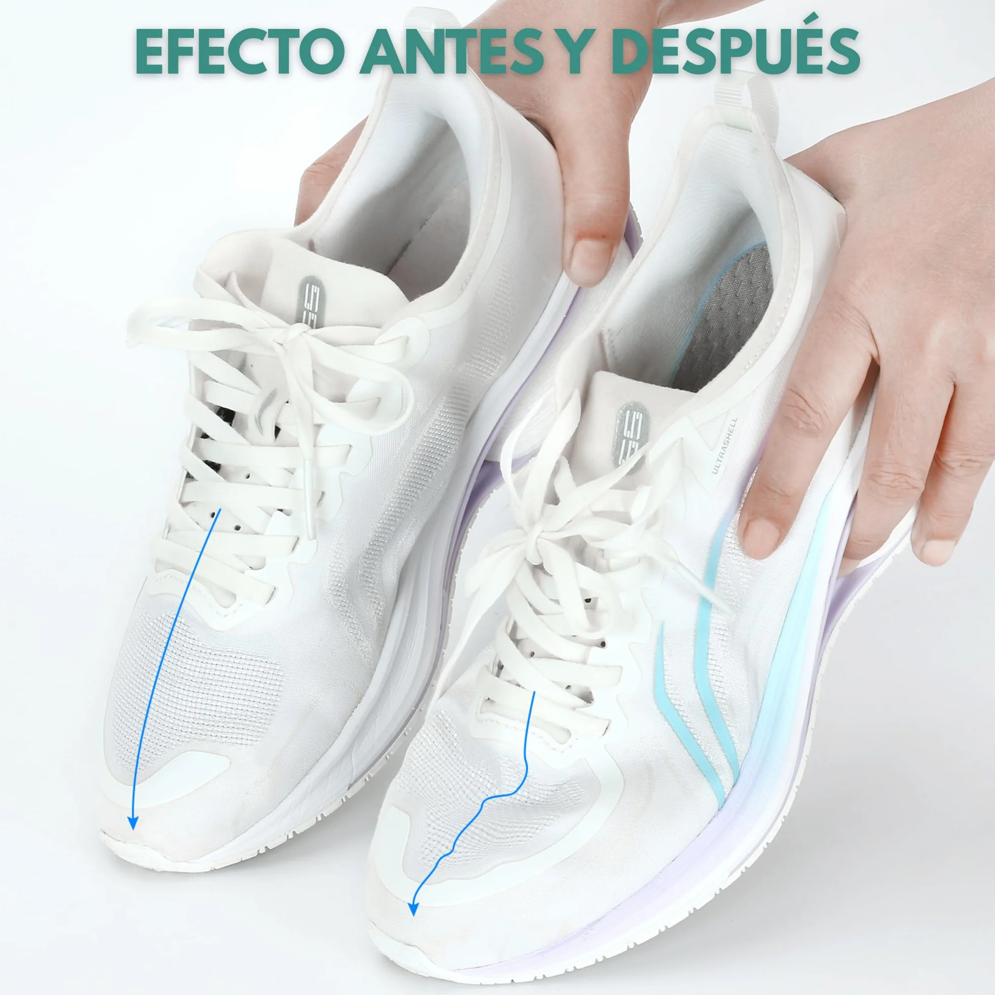 5 Pares Escudo de Zapatos Unisex EU 40-46, Protectores para Zapatillas de Deporte, Arrugas de Zapatos Antiarrugas, Prevenga Hendidura del Pliegue del Calzado Deportivo, negro