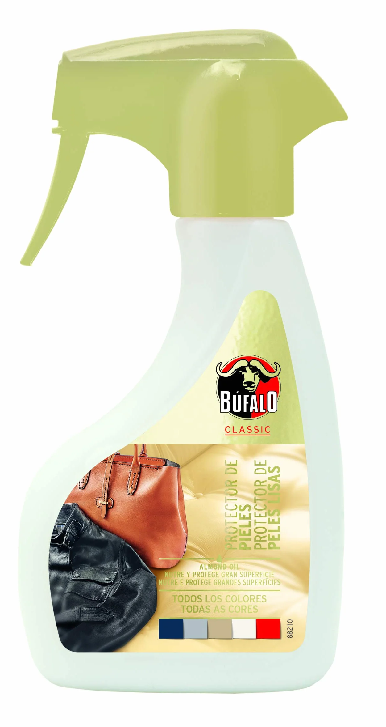 Búfalo Classic Spray Protector de Pieles, Grandes Superficies, Calzado y Bolsos, 250ml