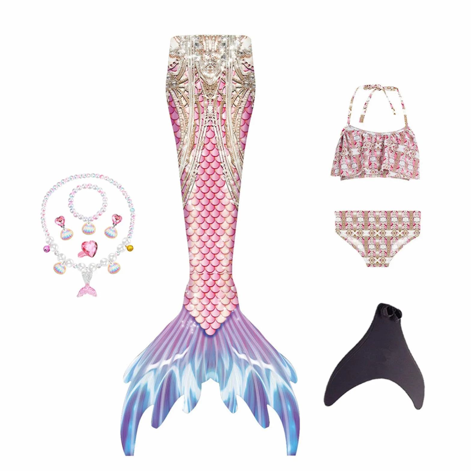 Lindo Conjunto Conjuntos Para NiñAs DiseñO Elegante Y Moderno Ideal Para Piscina Y Mar.,E-130