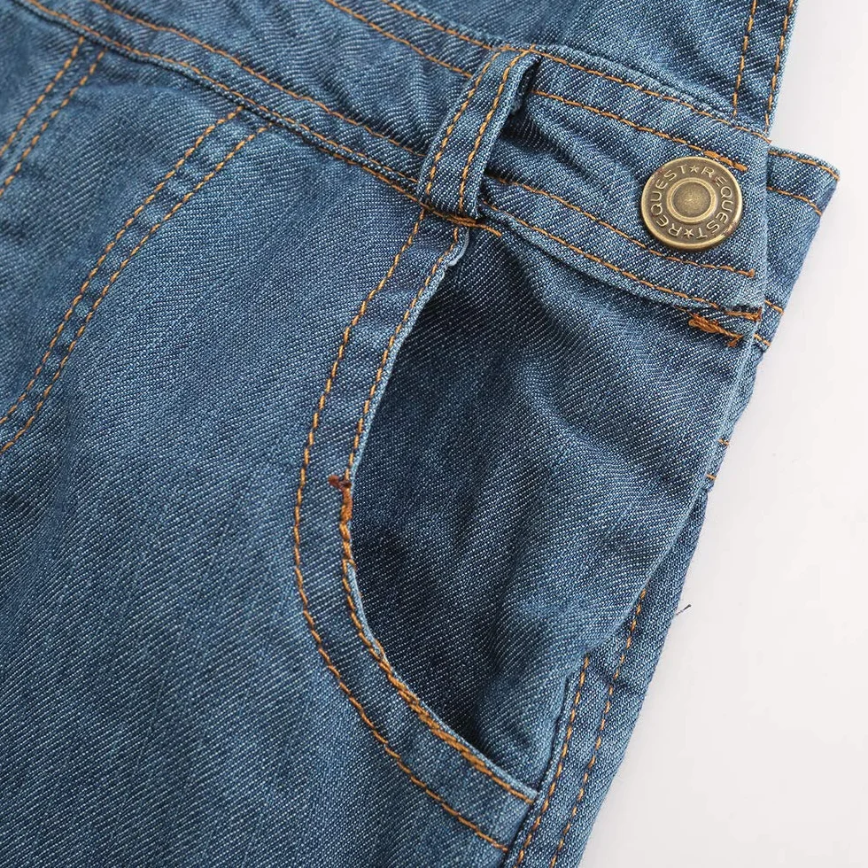 Grandwish Niños Mono Jeans peto Vaquero unisex 3 años - 10 años