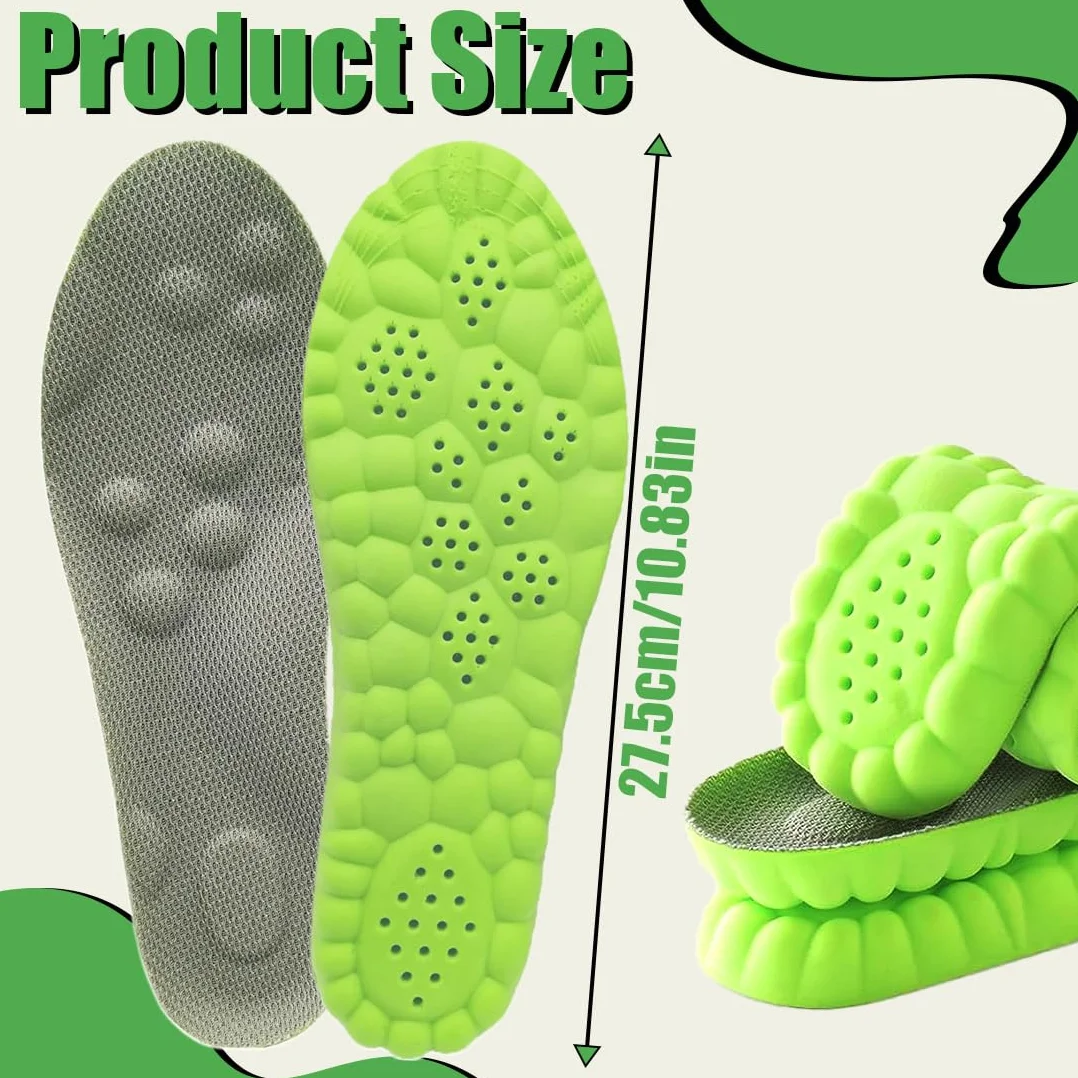 Plantillas Memory Foam para Deporte, Trabajo y Uso Diario Plantillas Fascitis Plantar Plantillas Ortopédicas Transpirables