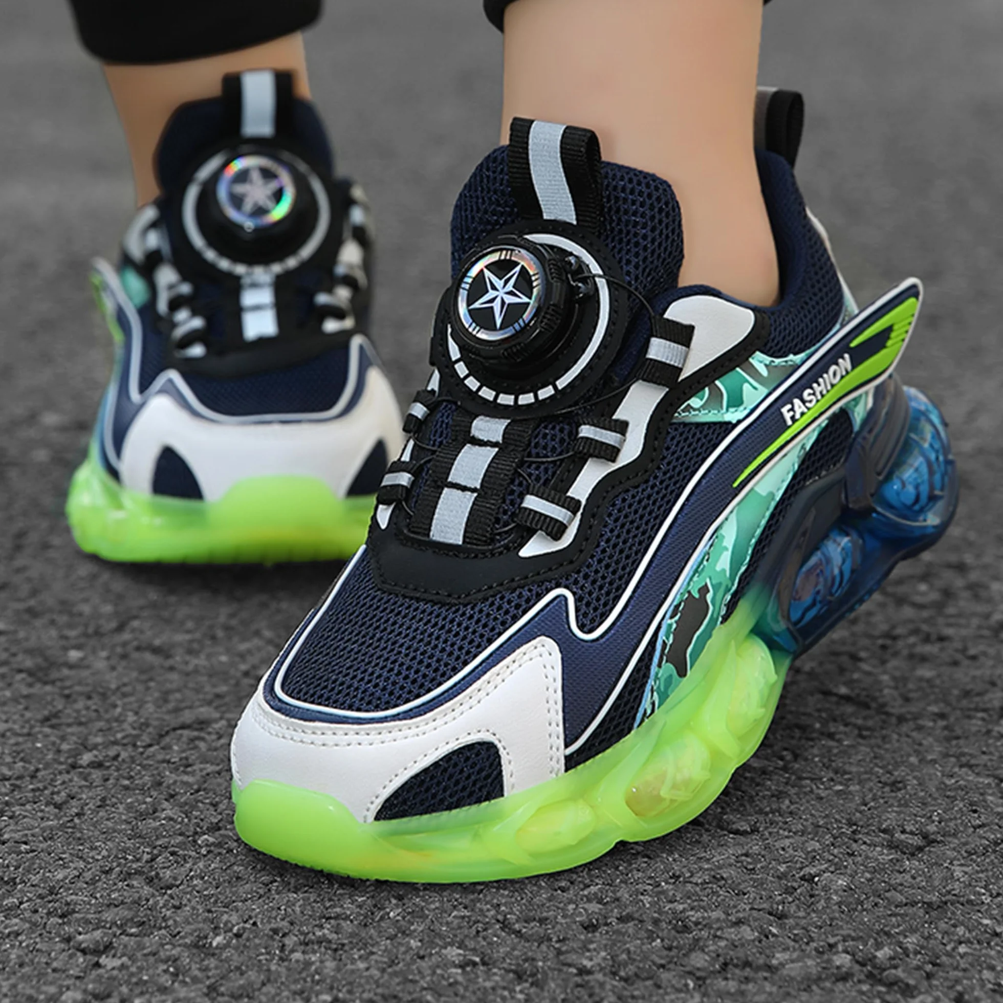 ITSOGOO Zapatillas de Deporte para Niños Zapatillas Niñas Zapatillas para Correr Running Atletismo Zapatillas Zapatos Deportivas Zapatillas de Gimnasia Tenis Trotar Runners Trainers Tamaño 28-37 EU